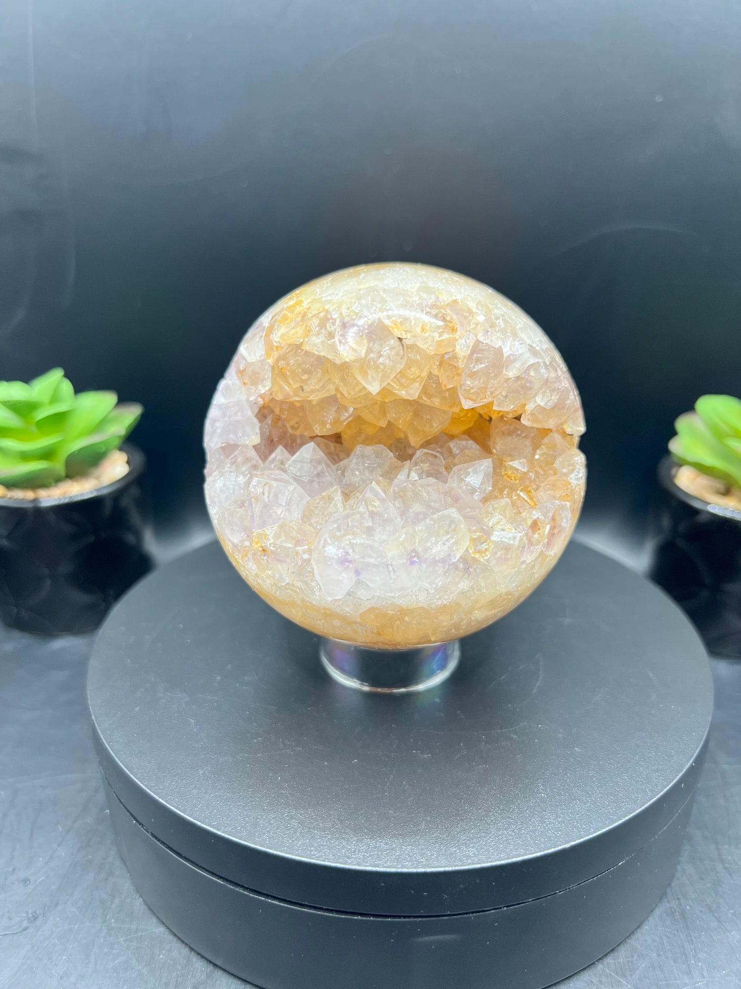 DRUZY RAINBOW AMETHYST SPHERE