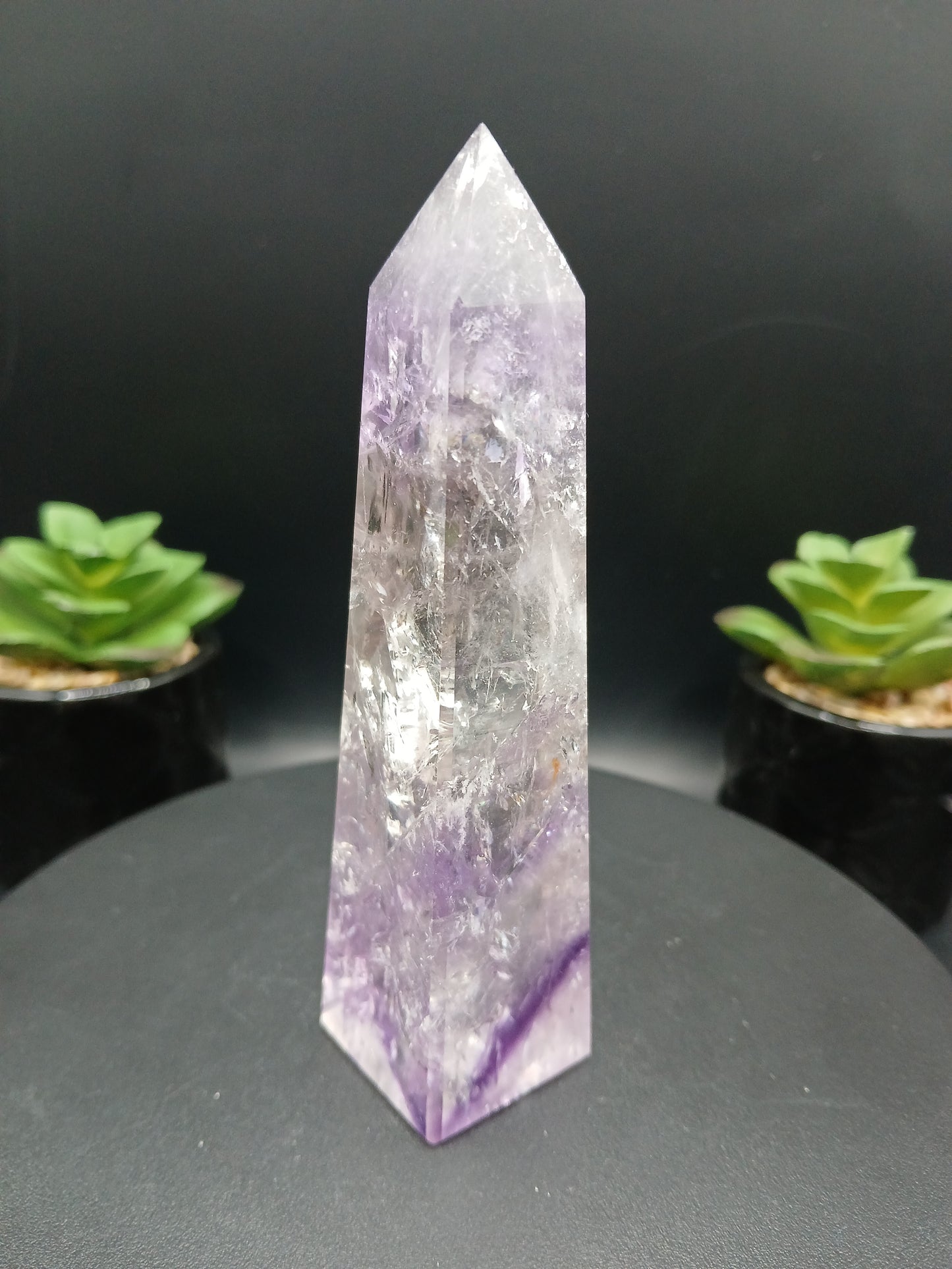 BRAZILIAN AMETHYST PHANTOM OBELISKS TOWERS