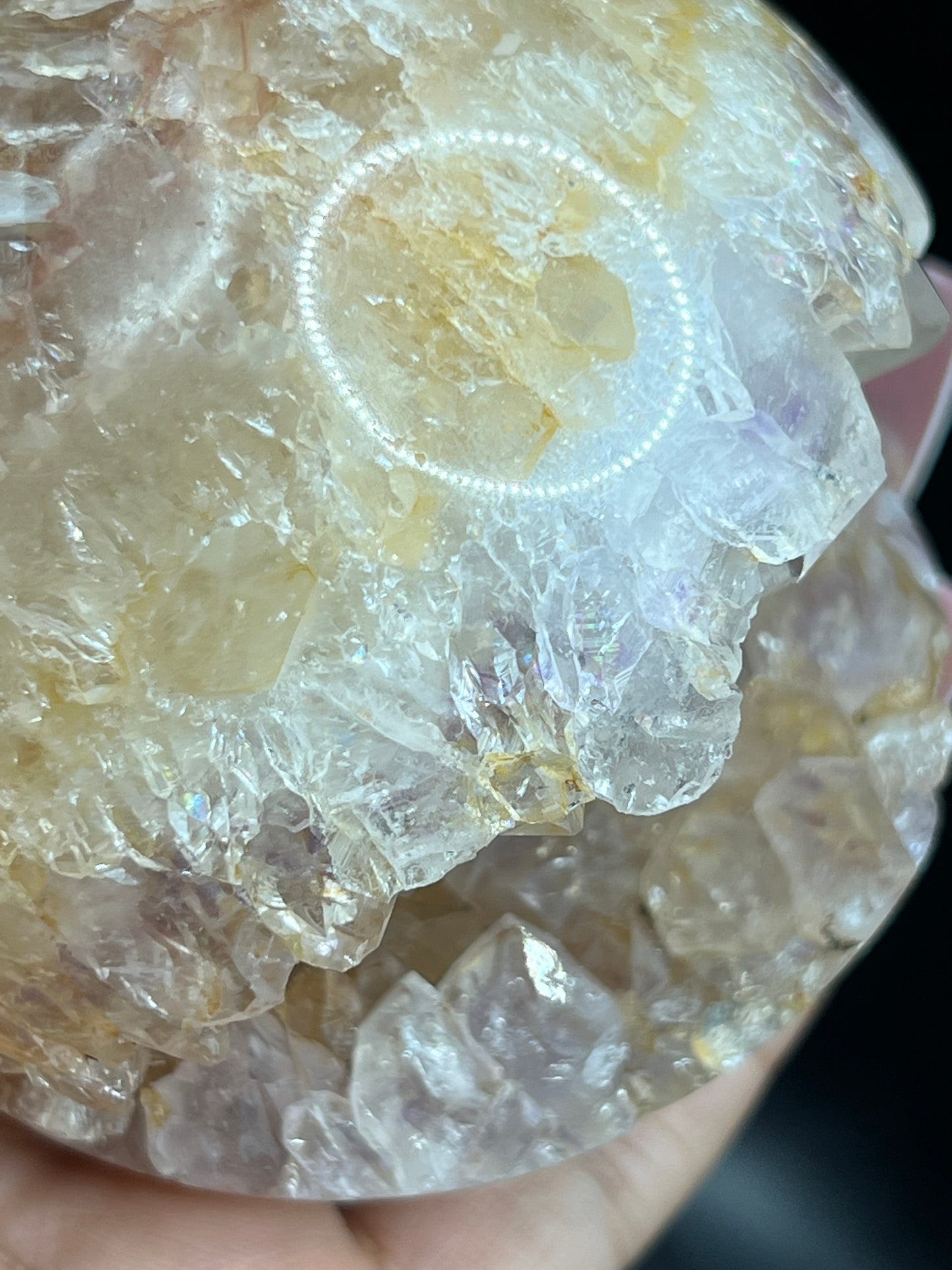 DRUZY RAINBOW AMETHYST SPHERE