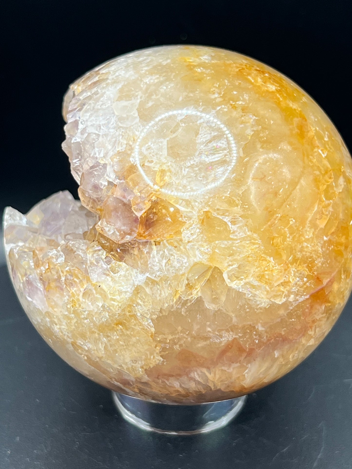 DRUZY RAINBOW AMETHYST SPHERE