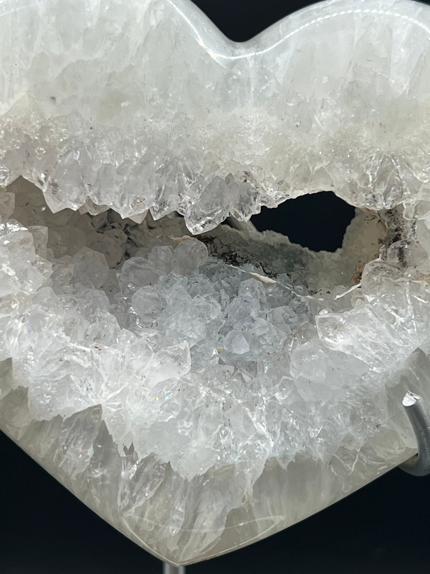 DRUZY AGATE HEARTS