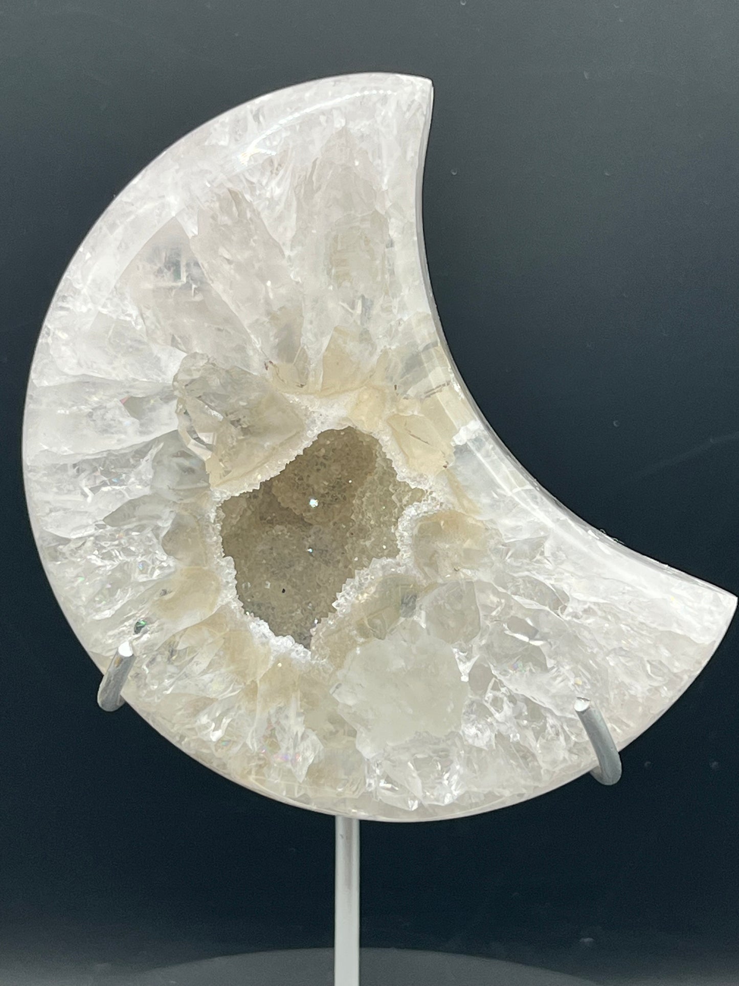 DRUZY AGATE MOONS