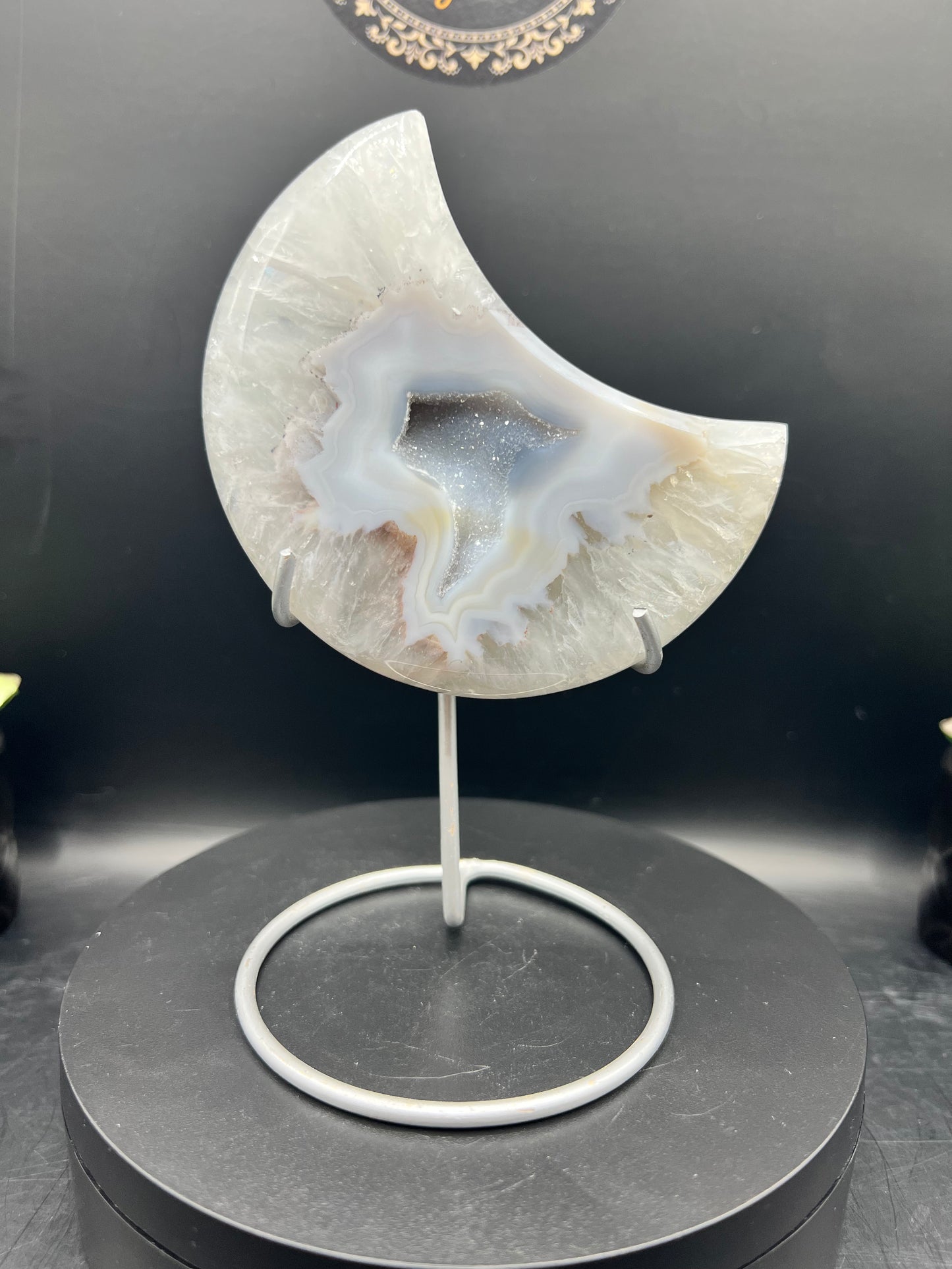 DRUZY AGATE MOONS