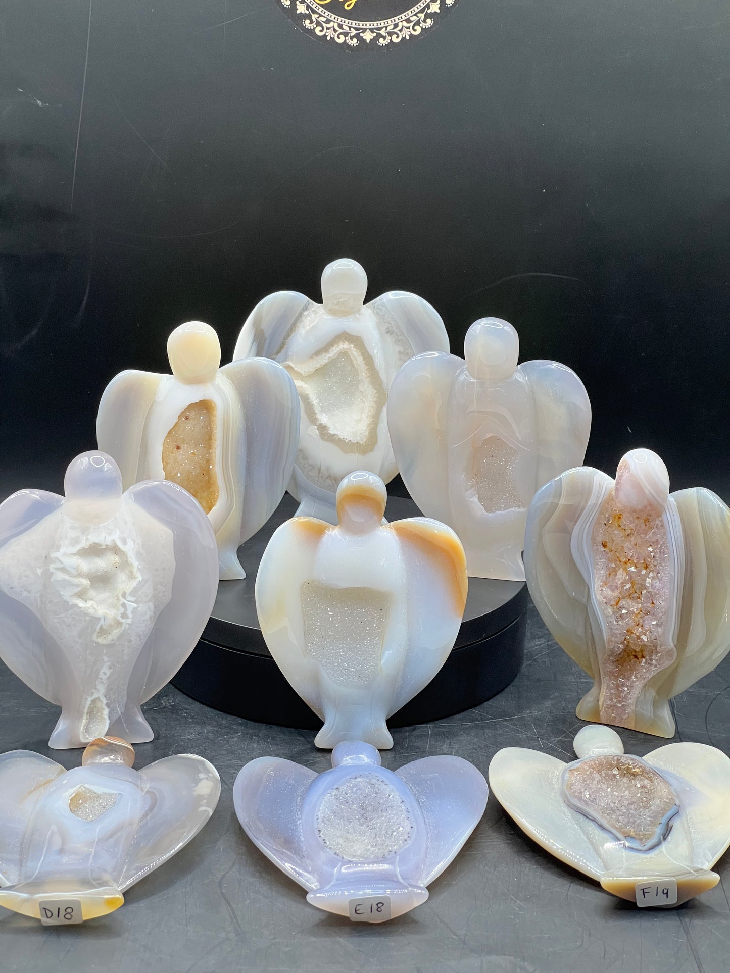 DRUZY AGATE ANGELS