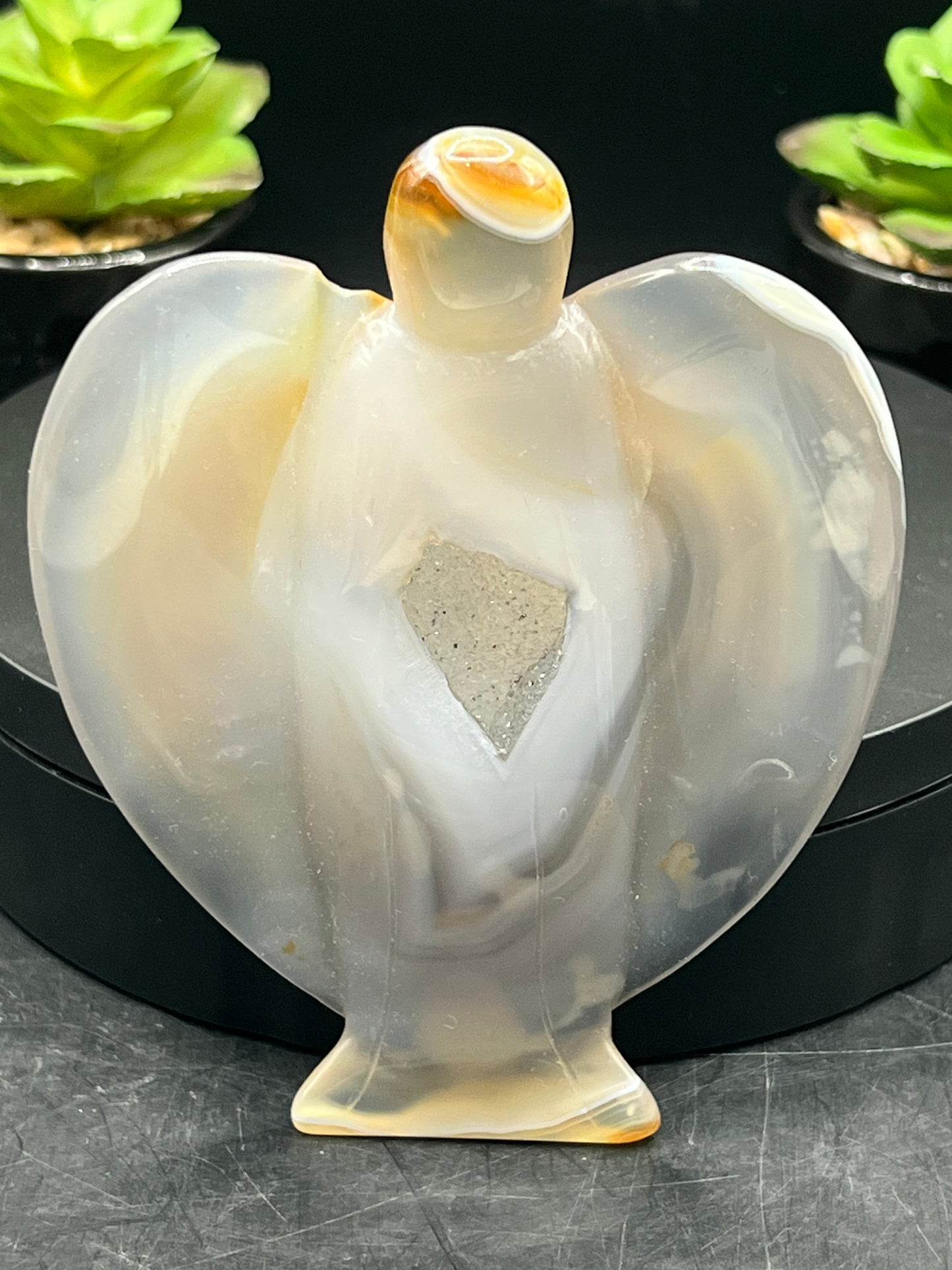 DRUZY AGATE ANGELS