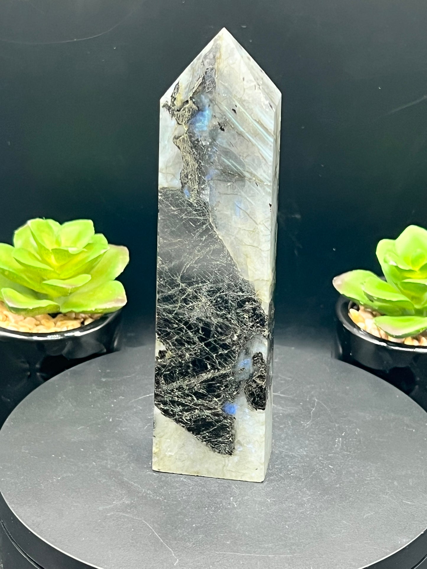 BLUE FLASH LABRADORITE TOWERS
