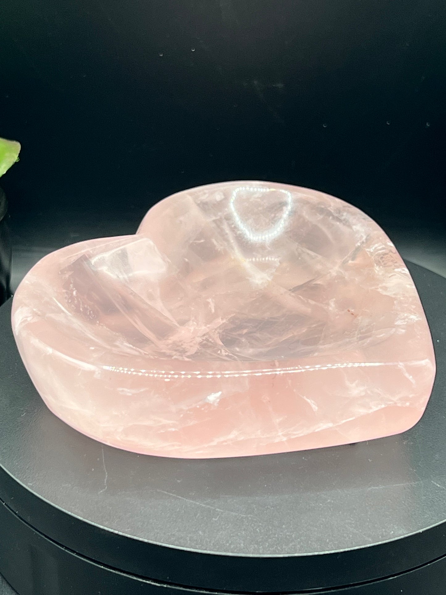 ROSE QUARTZ HEART BOWLS