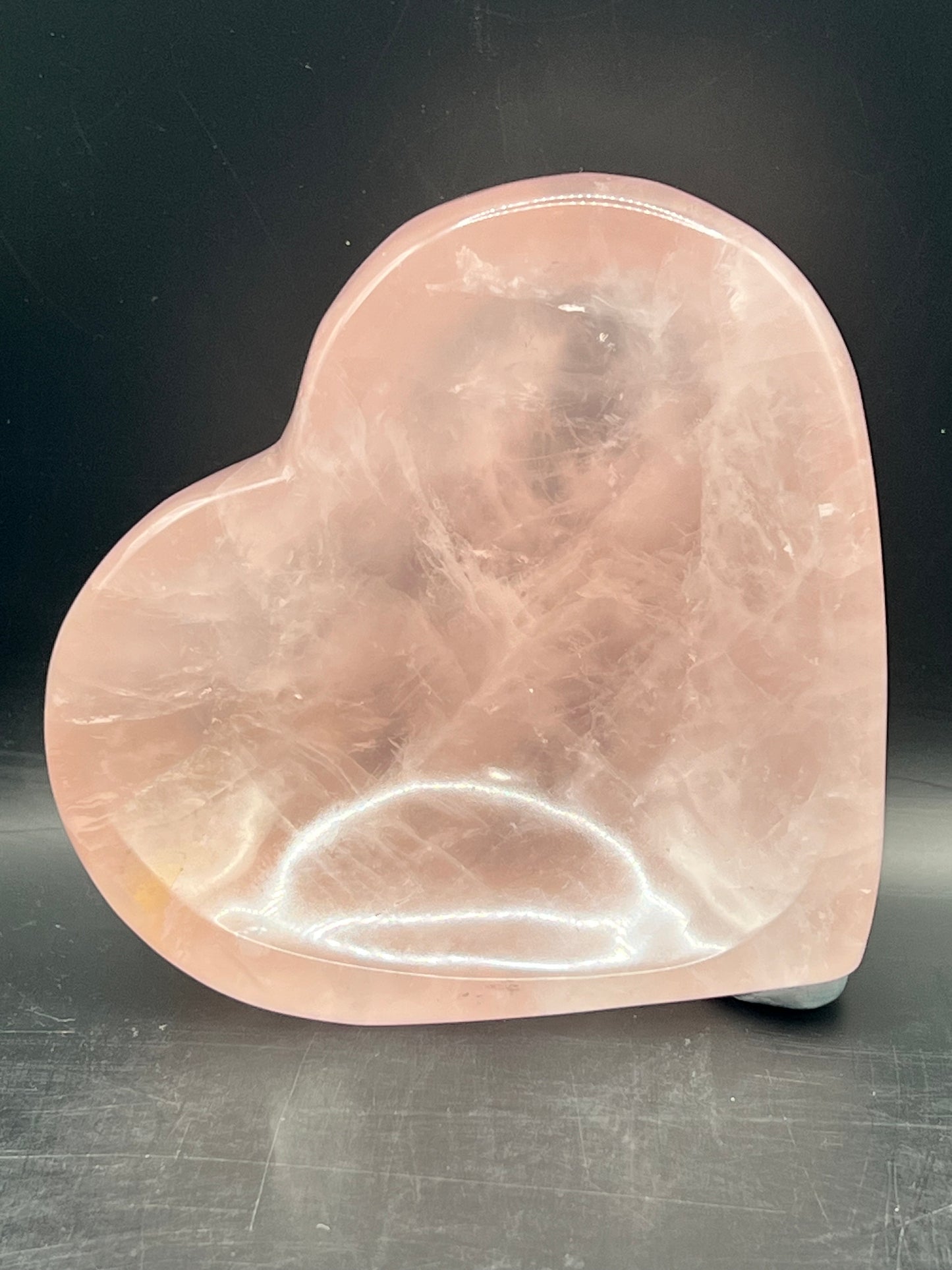ROSE QUARTZ HEART BOWLS