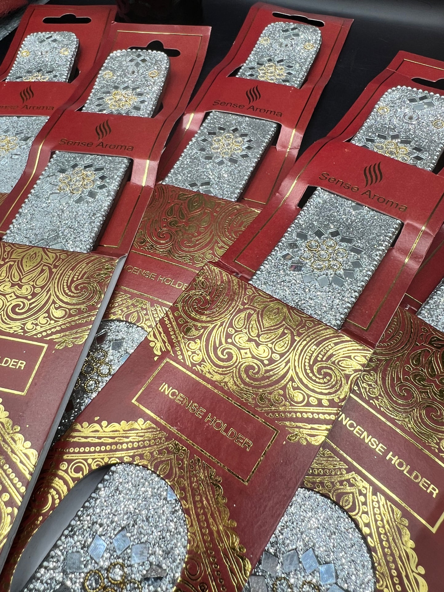 SENSE AROMA GLITTER INCENSE HOLDERS