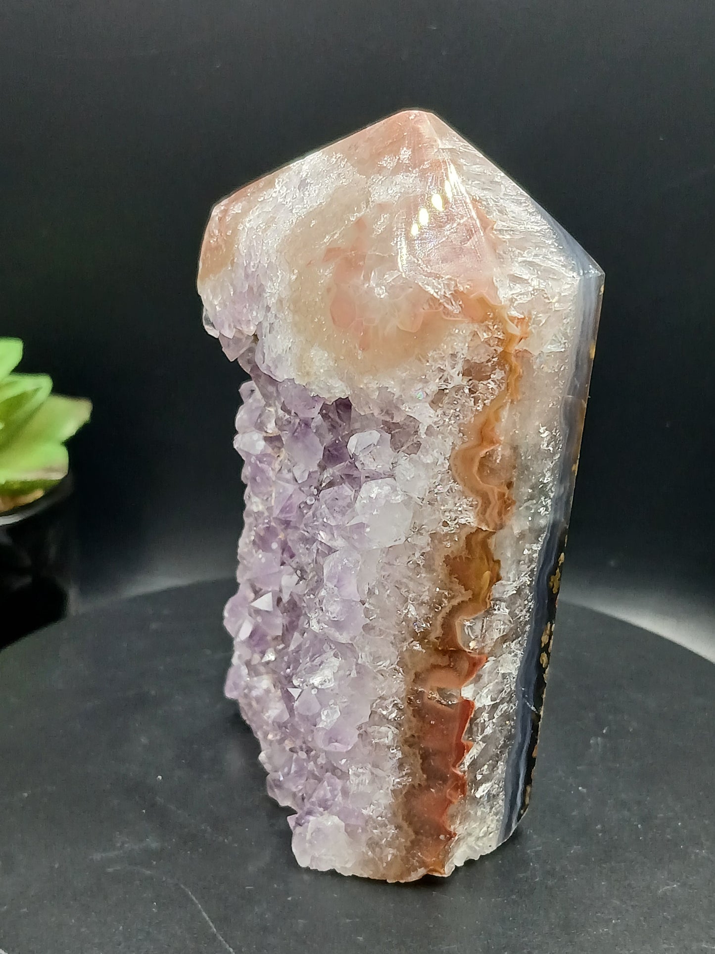 AMETHYST AGATE DRUZY CHUNKY TOWERS