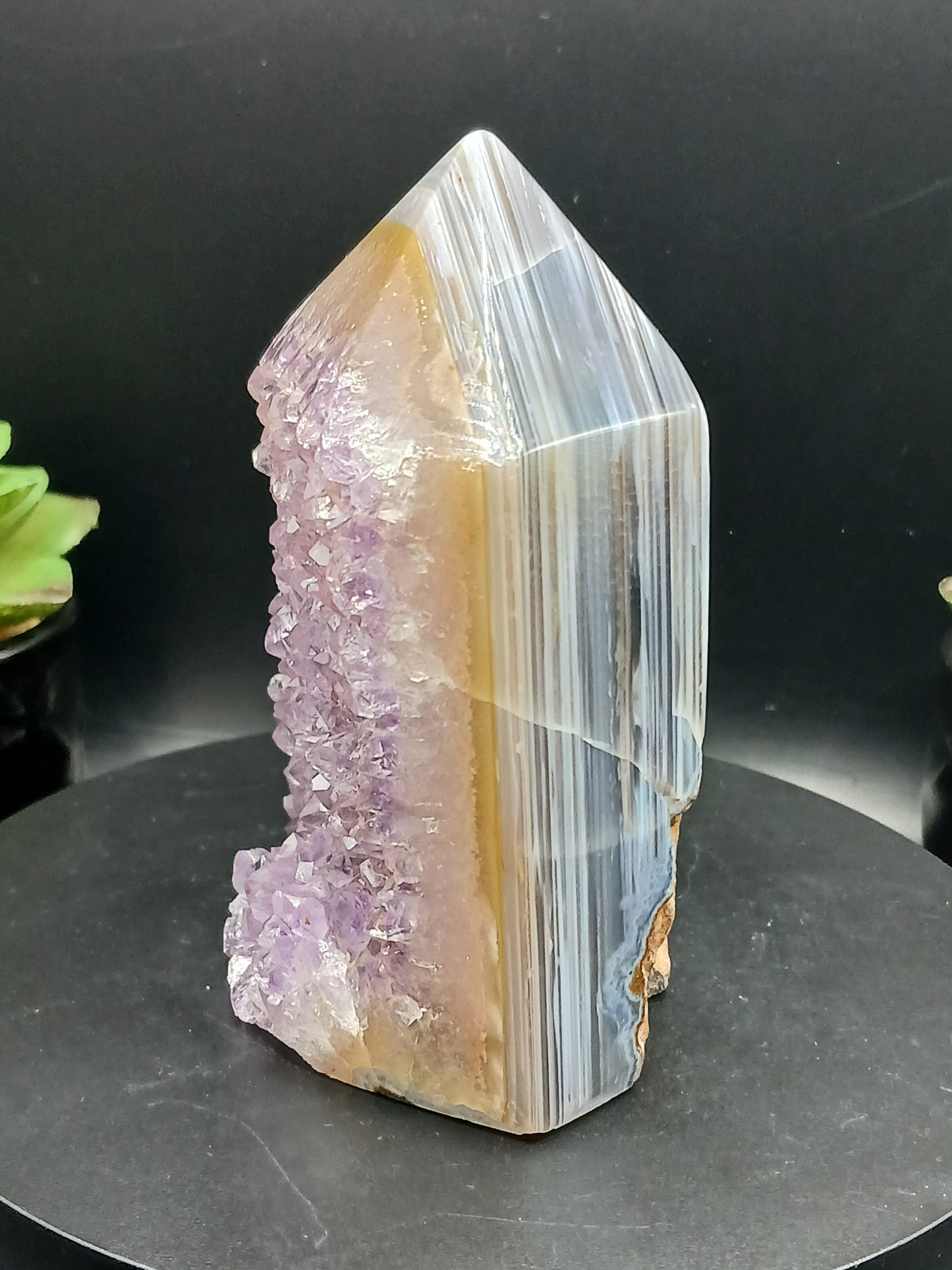 AMETHYST AGATE DRUZY CHUNKY TOWERS