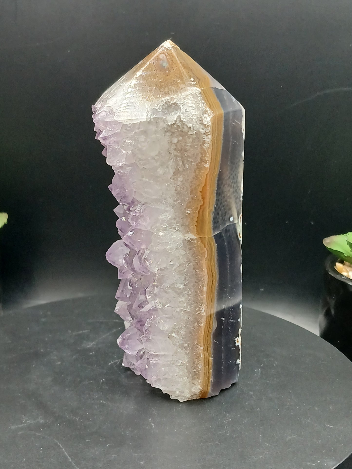 AMETHYST AGATE DRUZY CHUNKY TOWERS