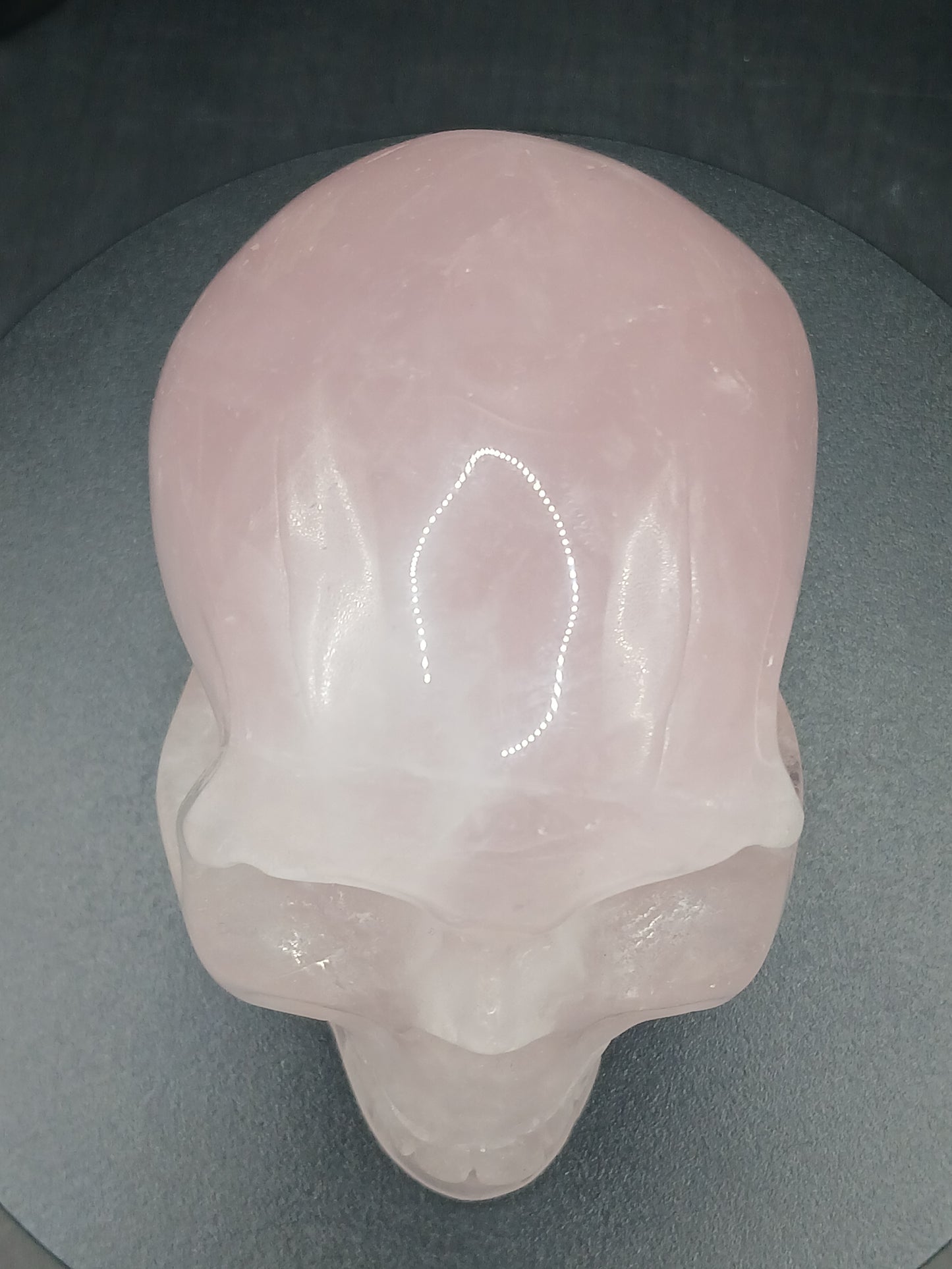 ROSE QUARTZ SKULL