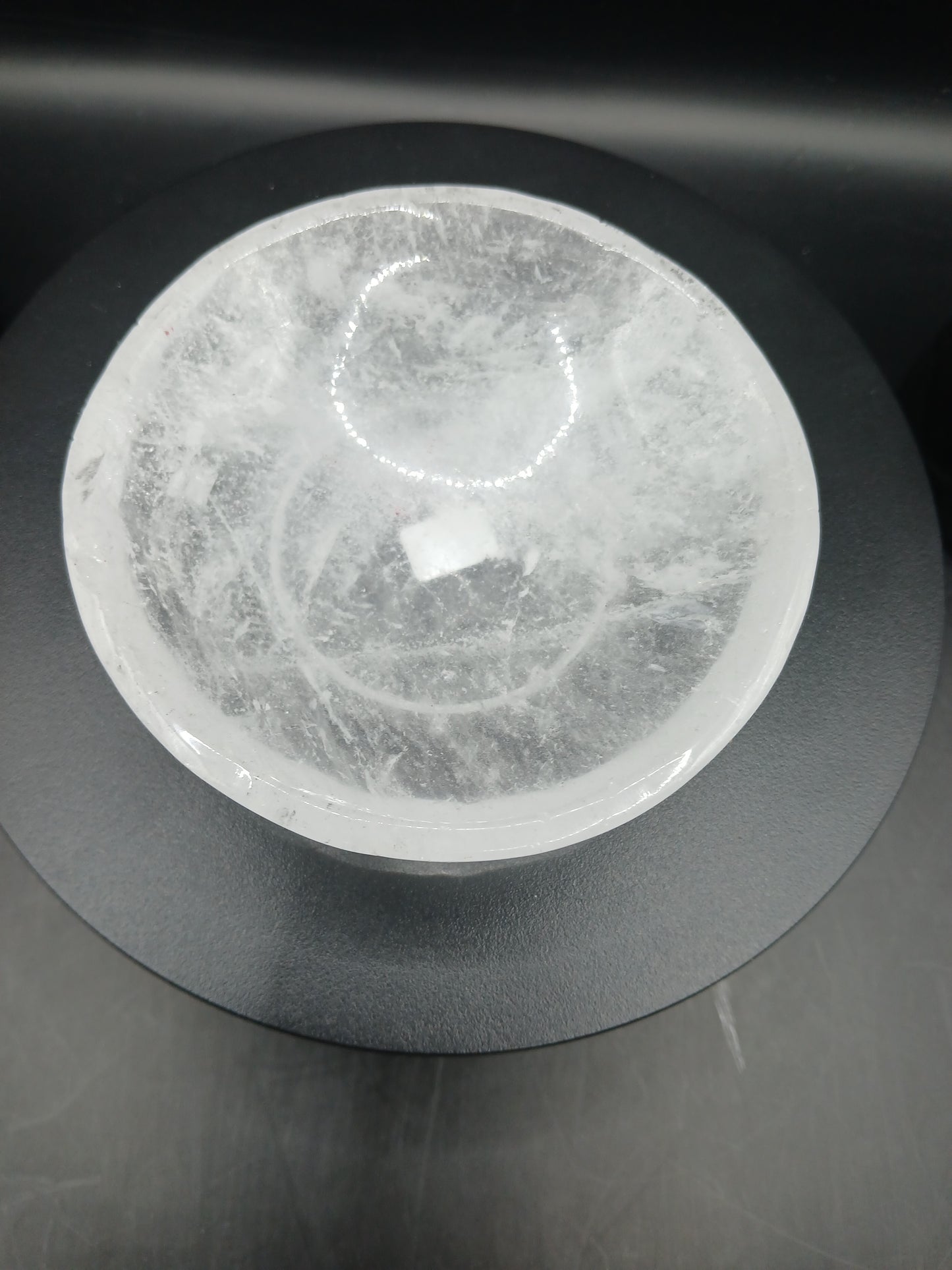 SMALL CLEAR QUARTZ BOWL