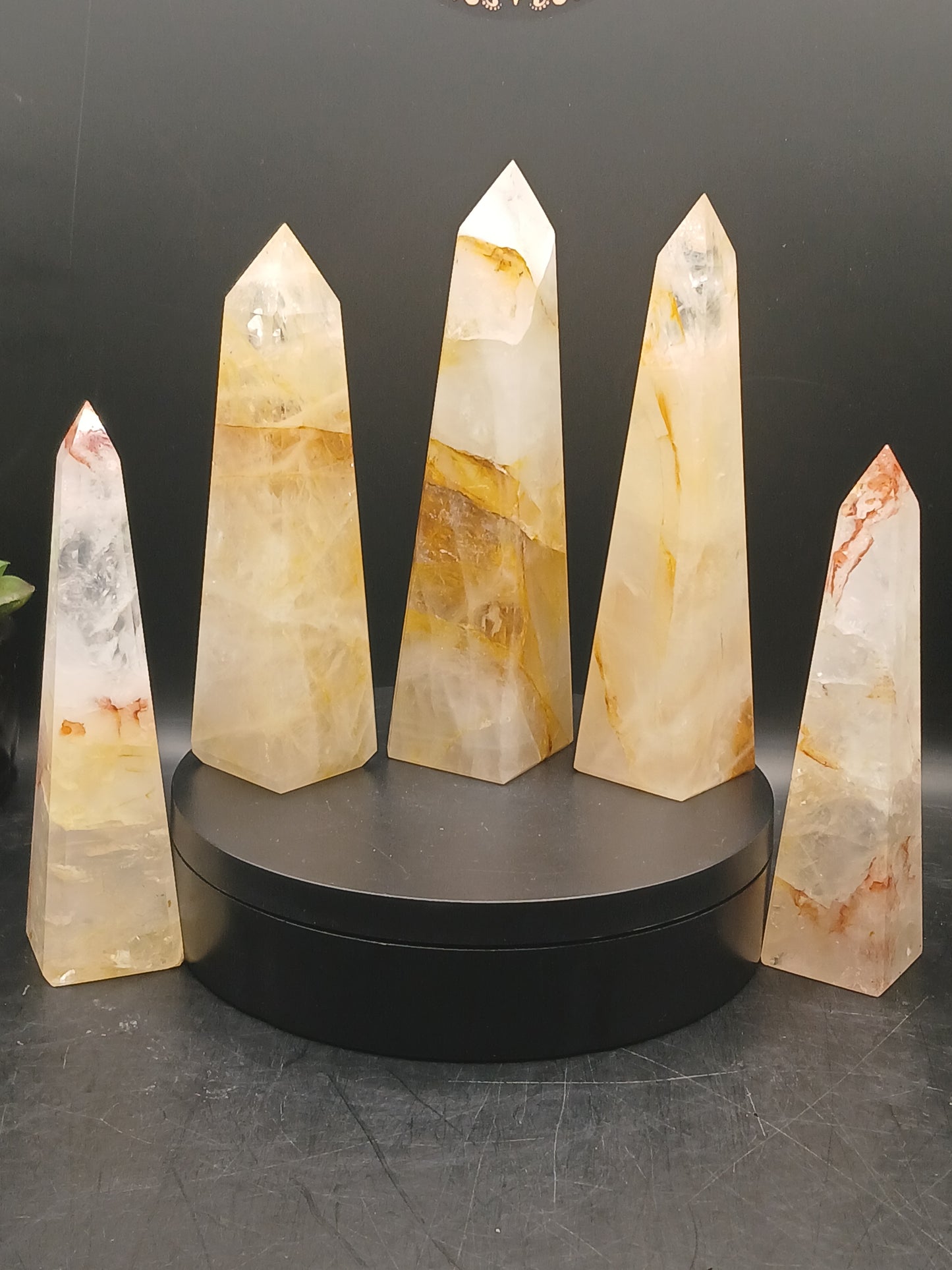 BRAZILIAN GOLDEN HEALER OBELISK TOWERS