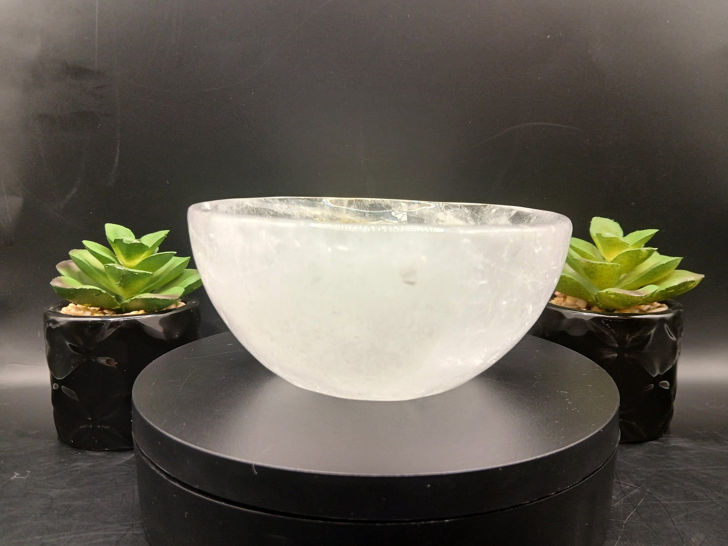 CLEAR QUARTZ BOWL
