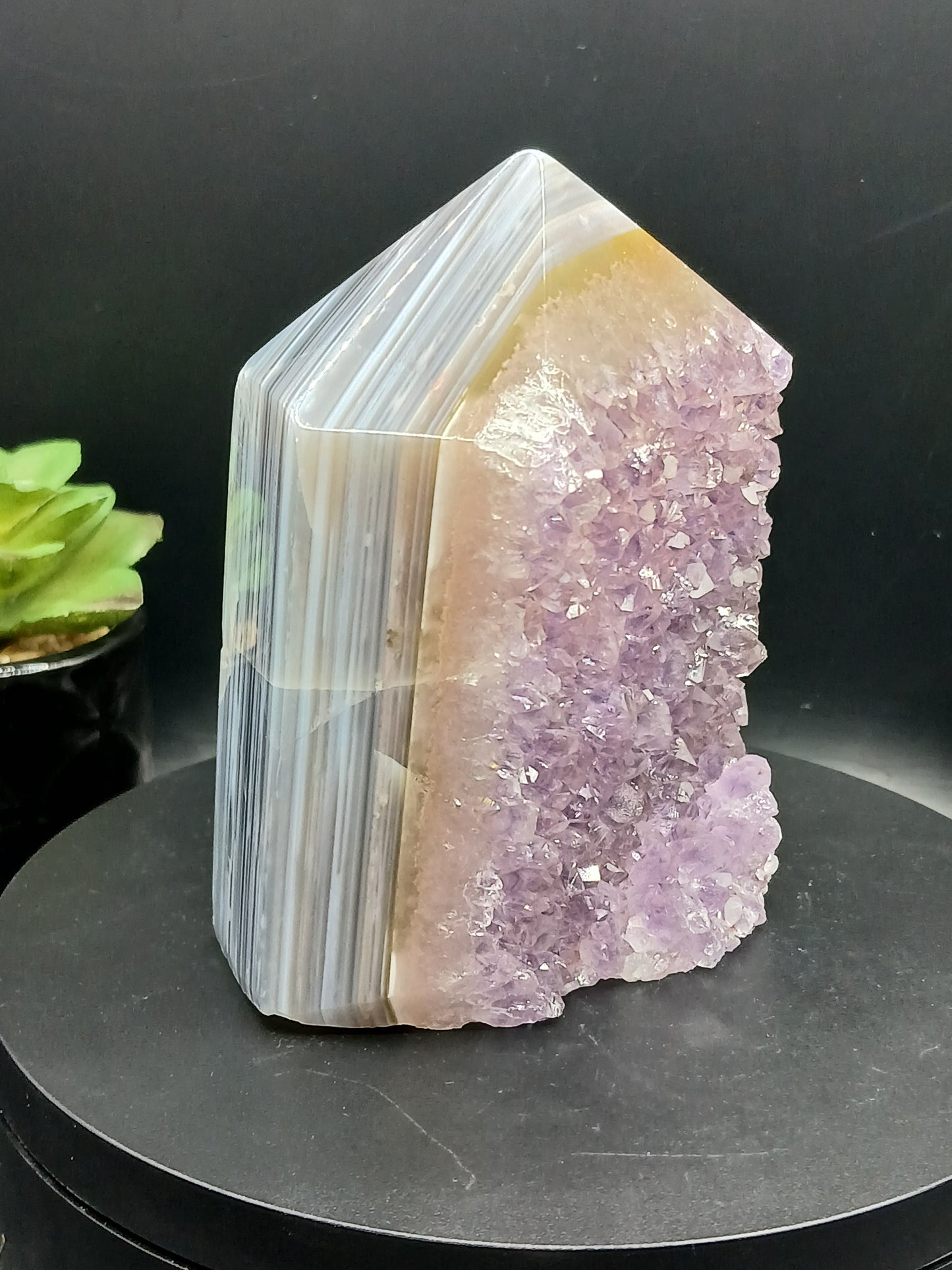 AMETHYST AGATE DRUZY CHUNKY TOWERS