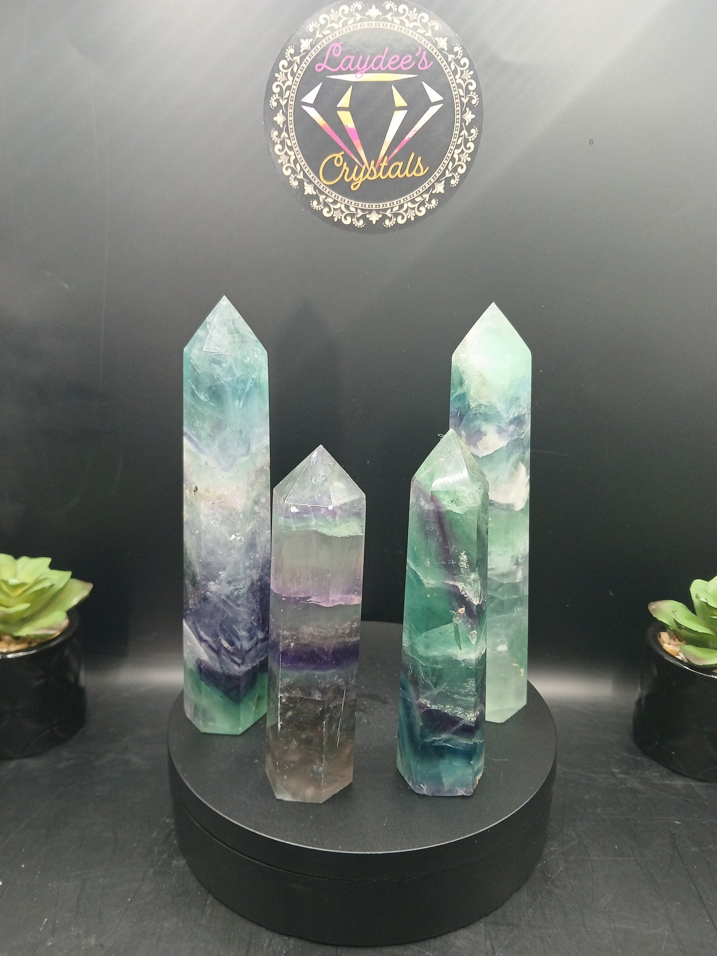 MIXED FLUORITE TOWERS