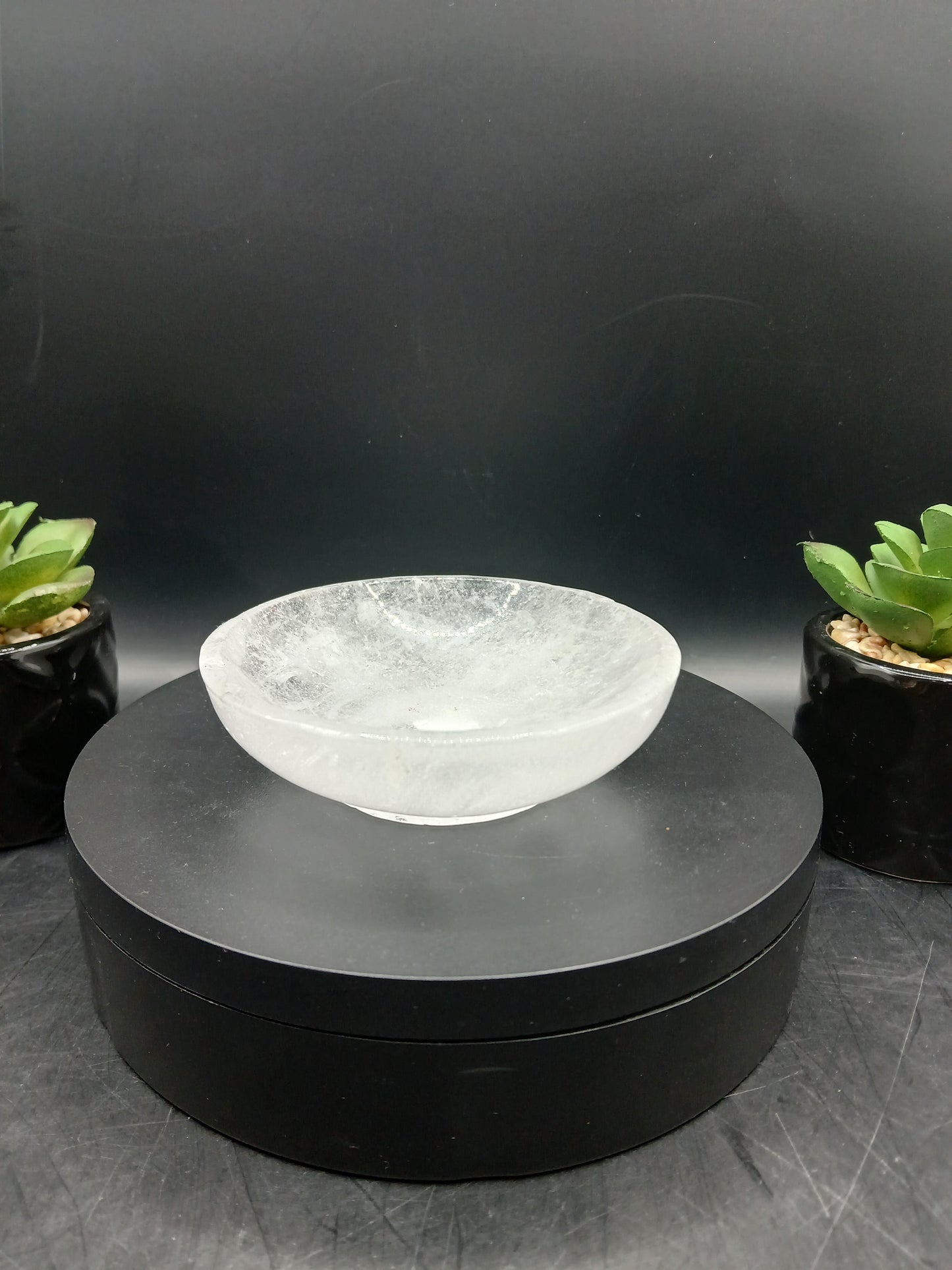 SMALL CLEAR QUARTZ BOWL