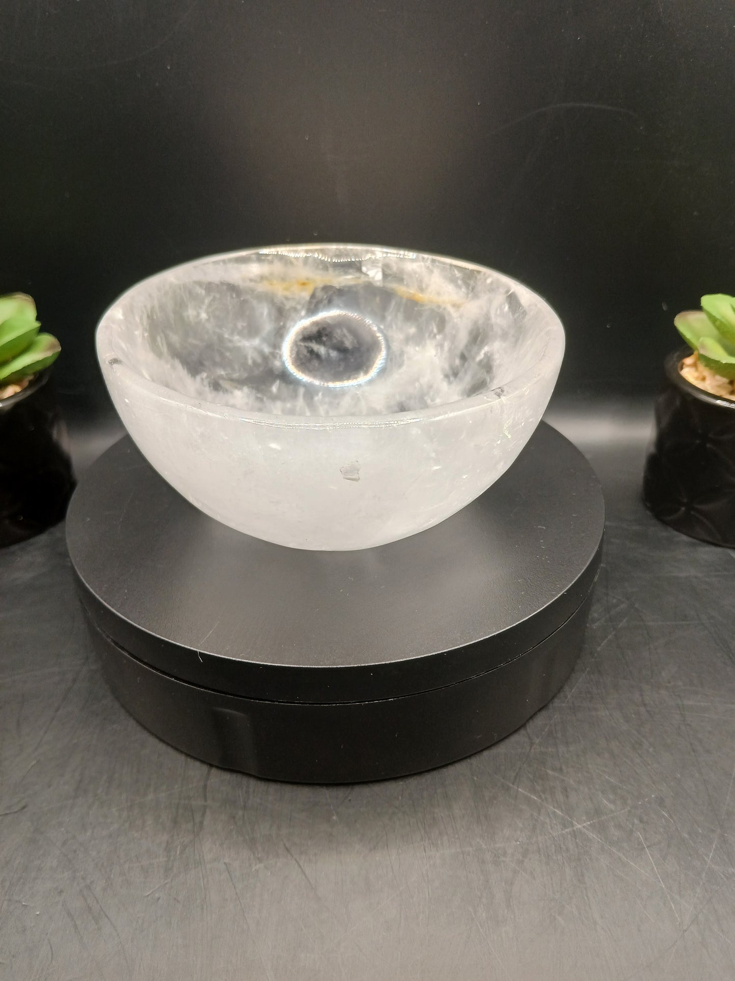 CLEAR QUARTZ BOWL