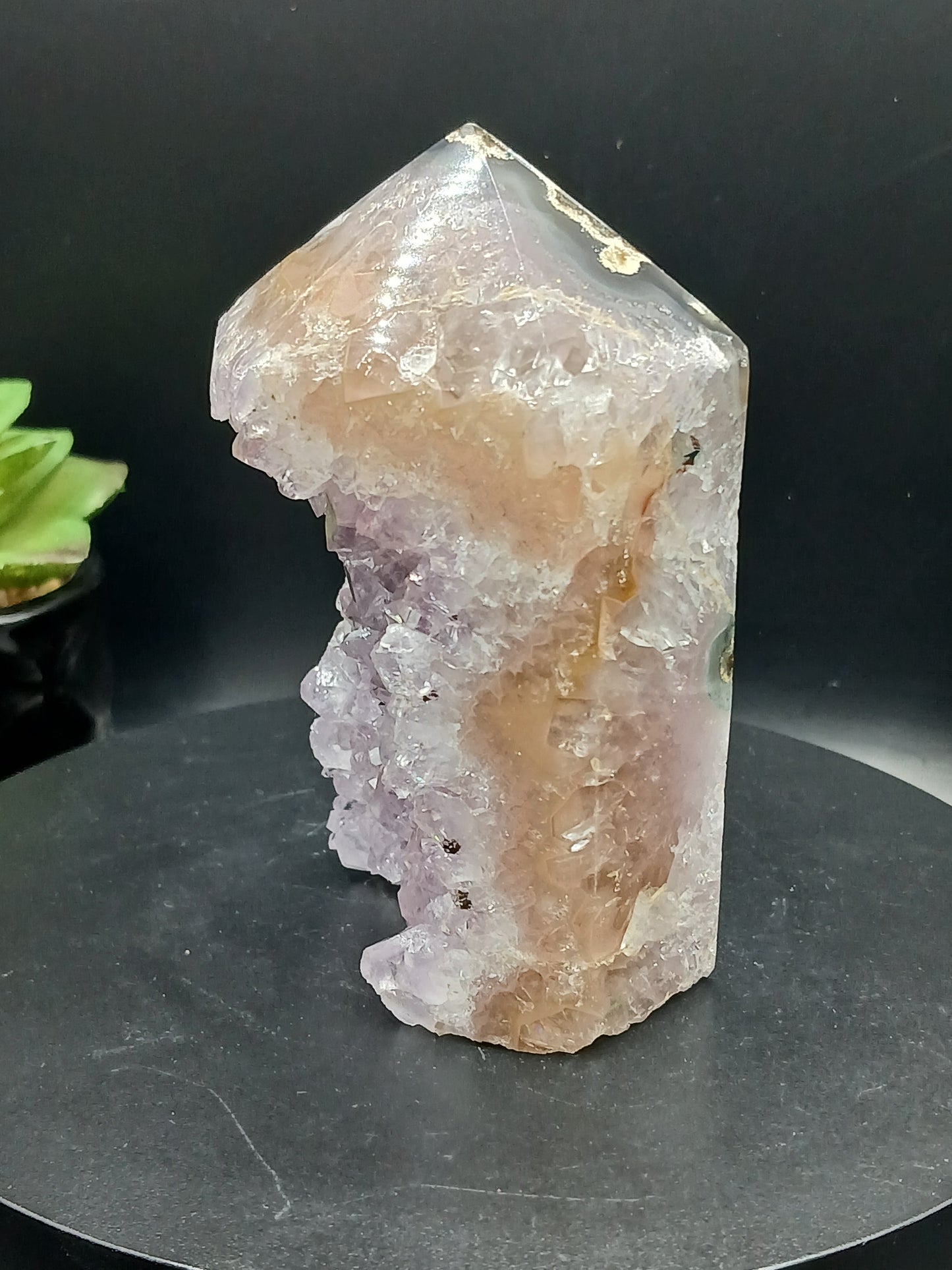 AMETHYST AGATE DRUZY CHUNKY TOWERS