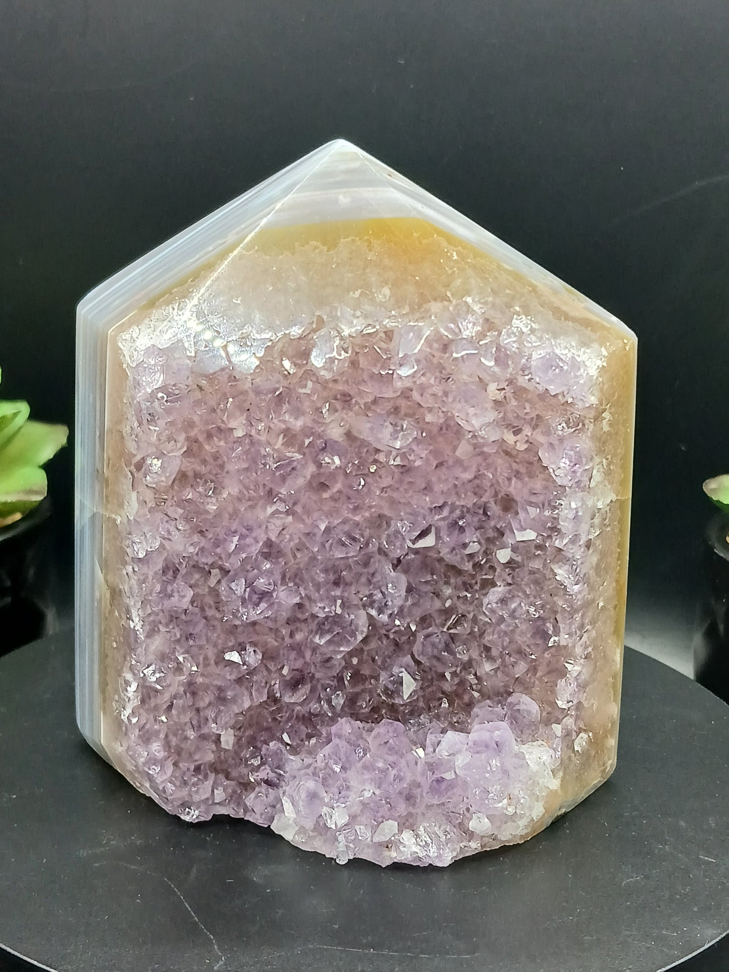 AMETHYST AGATE DRUZY CHUNKY TOWERS