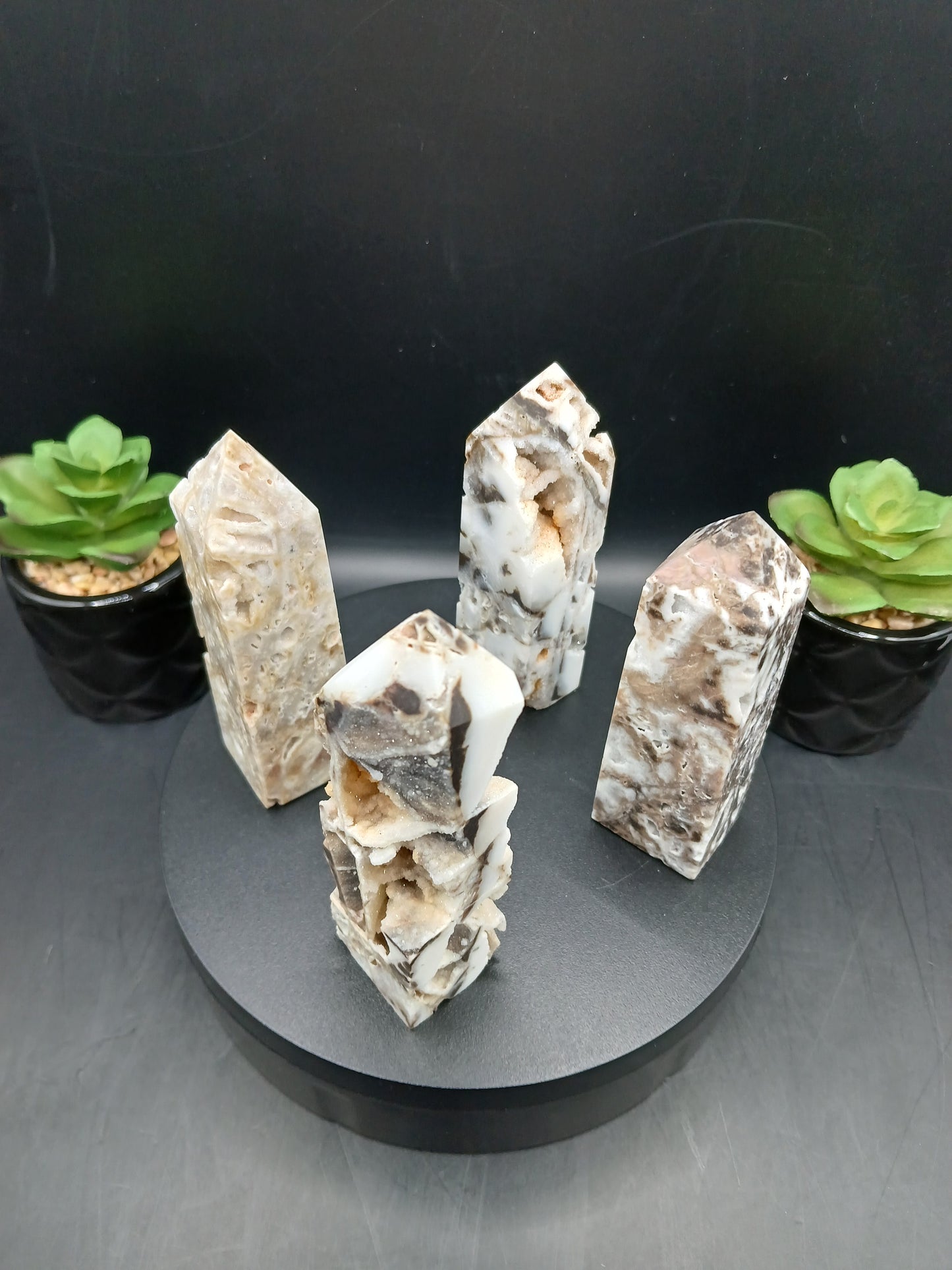 DRUZY SPHALERITE TOWERS