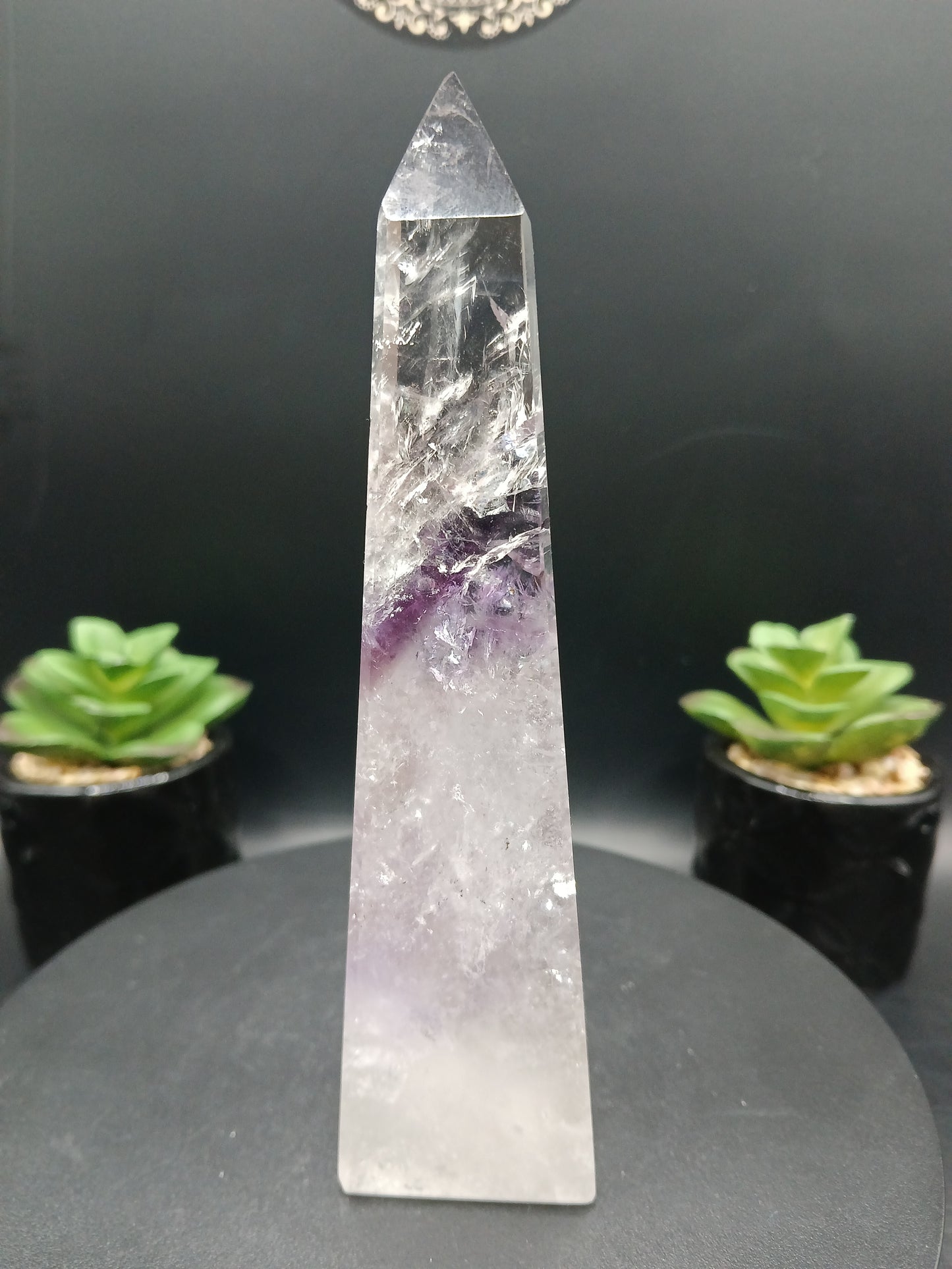 BRAZILIAN AMETHYST PHANTOM OBELISKS TOWERS