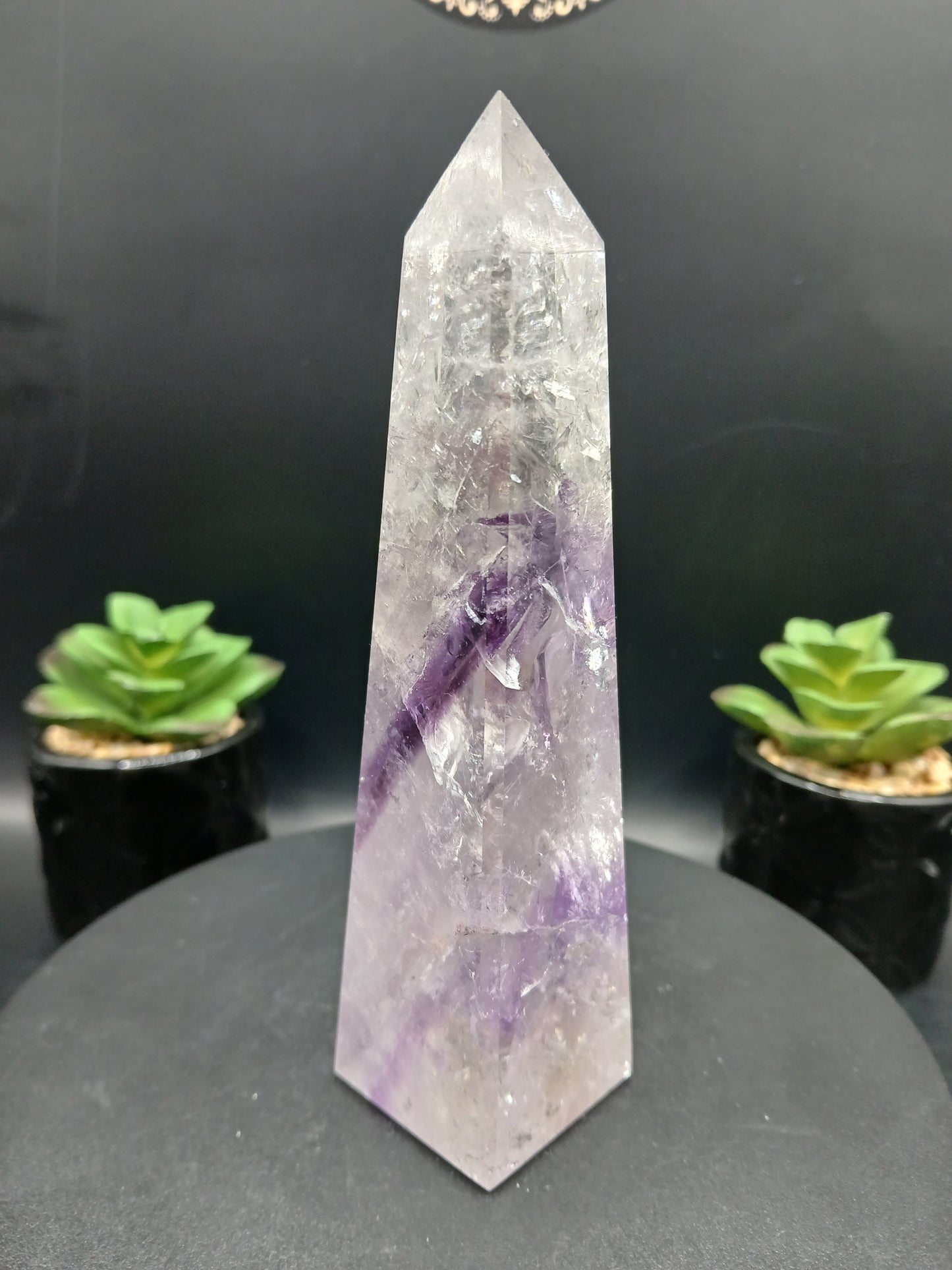 BRAZILIAN AMETHYST PHANTOM OBELISKS TOWERS