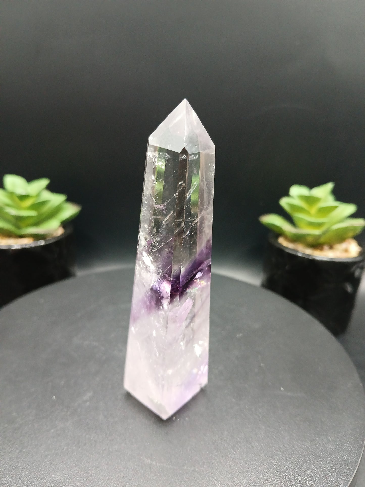 BRAZILIAN AMETHYST PHANTOM OBELISKS TOWERS