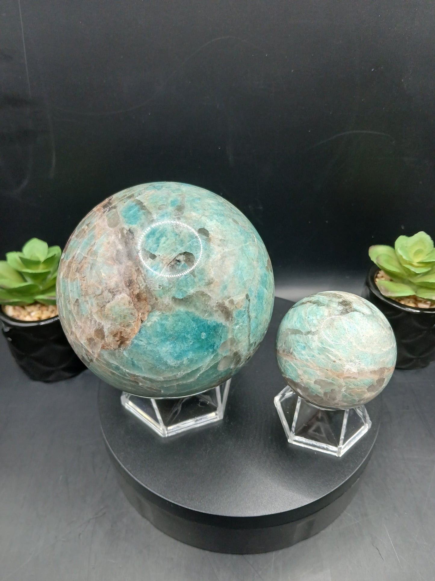 AMAZONITE SPHERES
