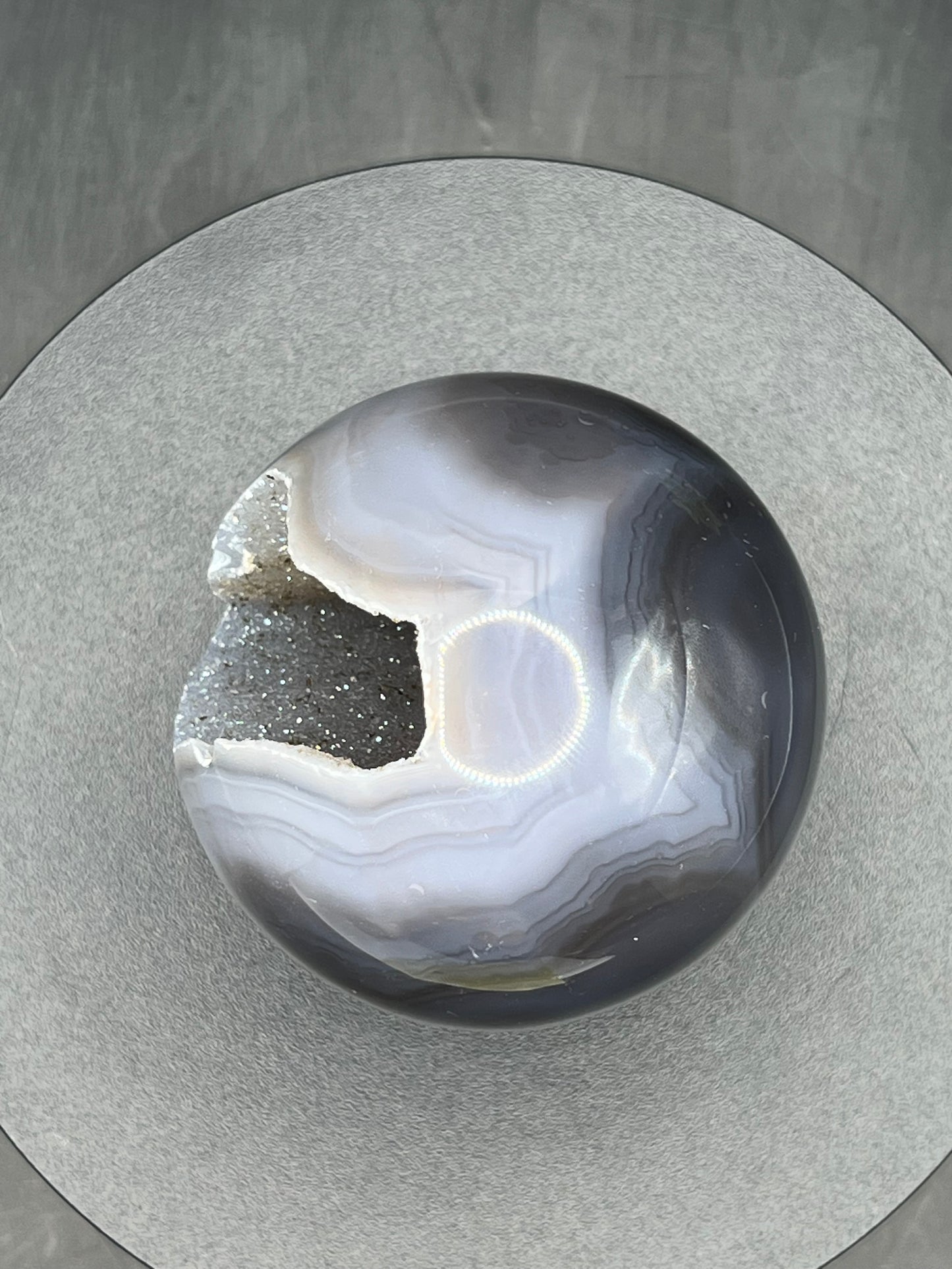 DRUZY AGATE SPHERE