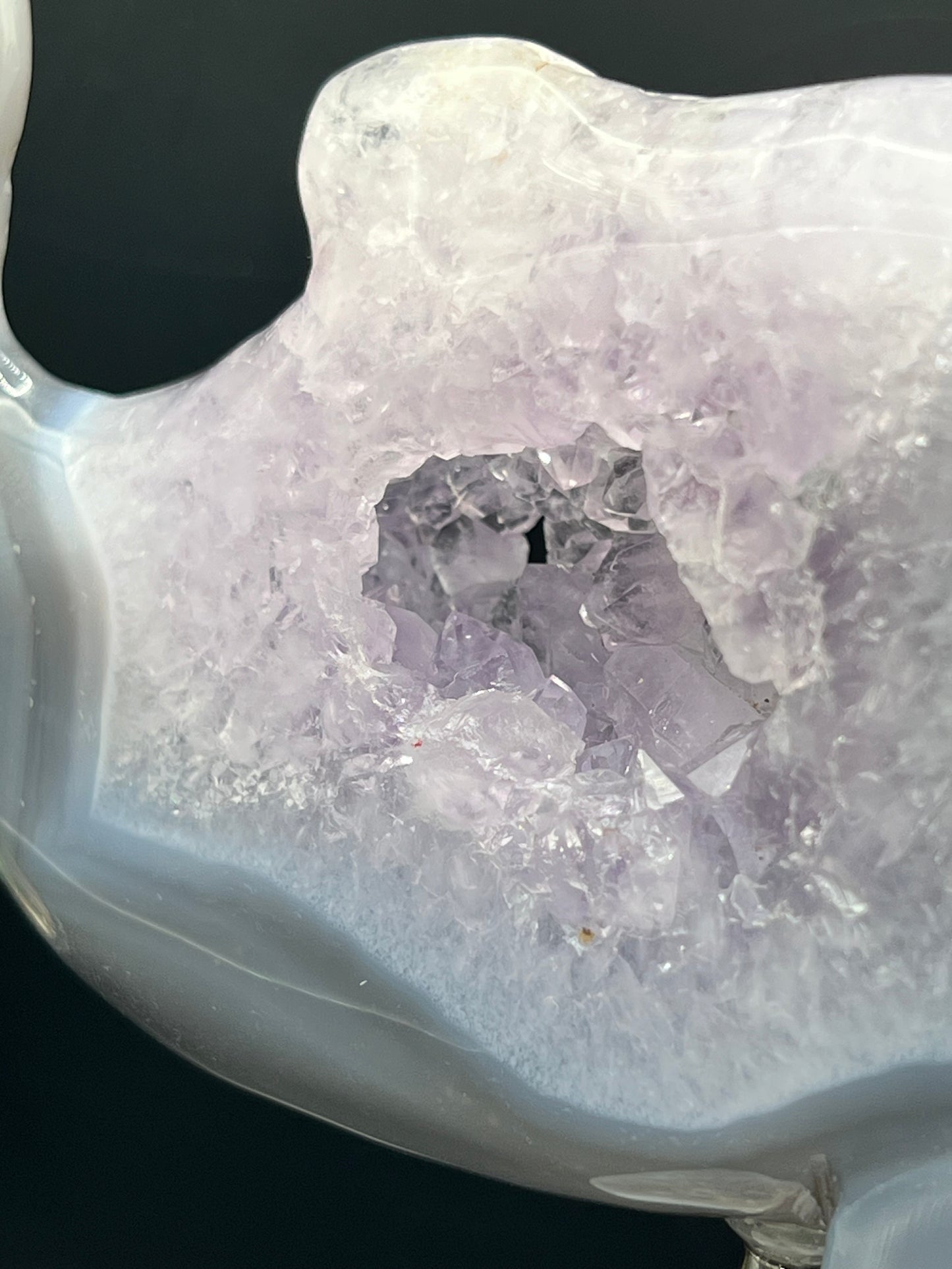 AGATE AMETHYST DRUZY DOLPHIN