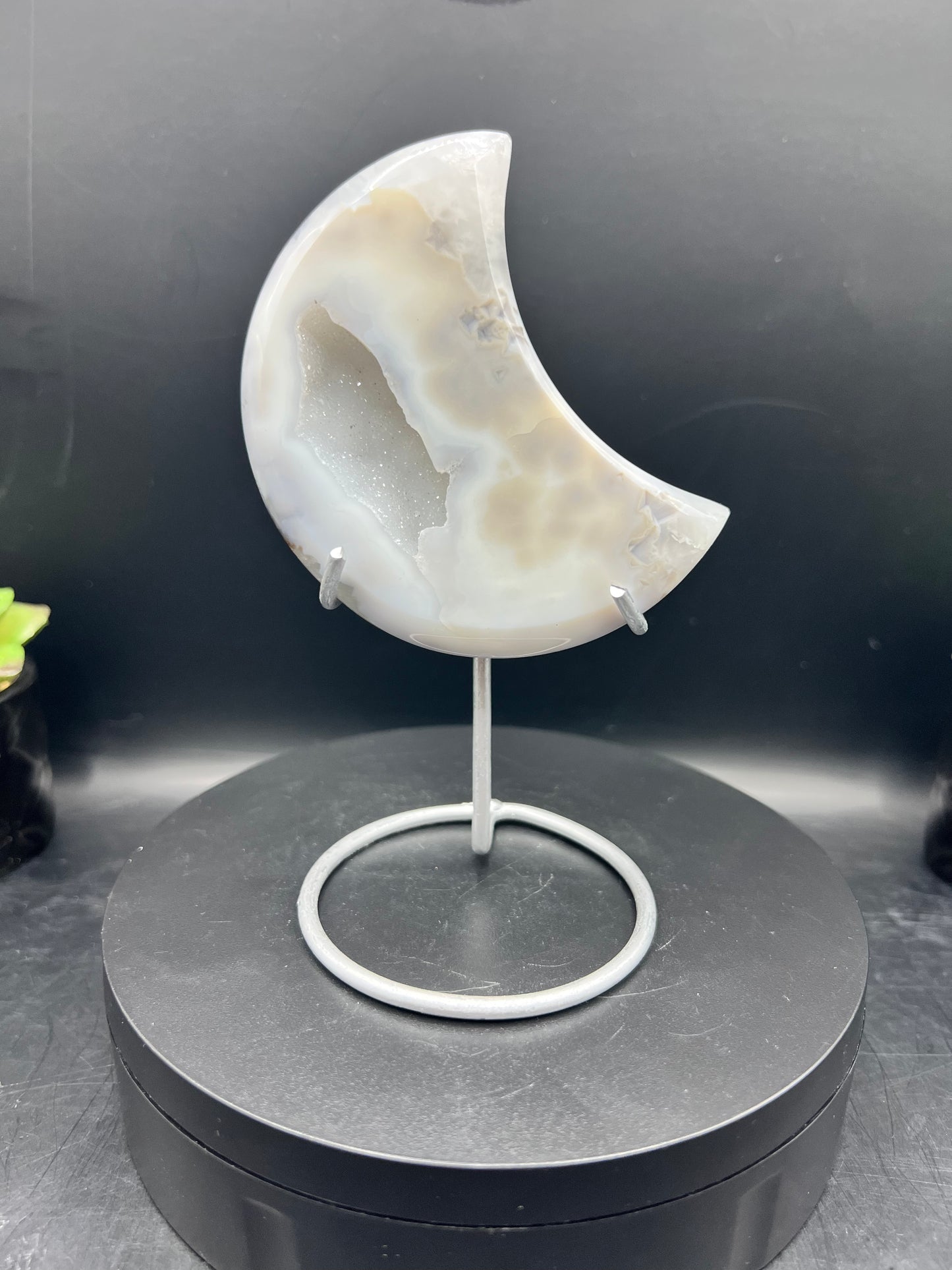 DRUZY AGATE MOONS