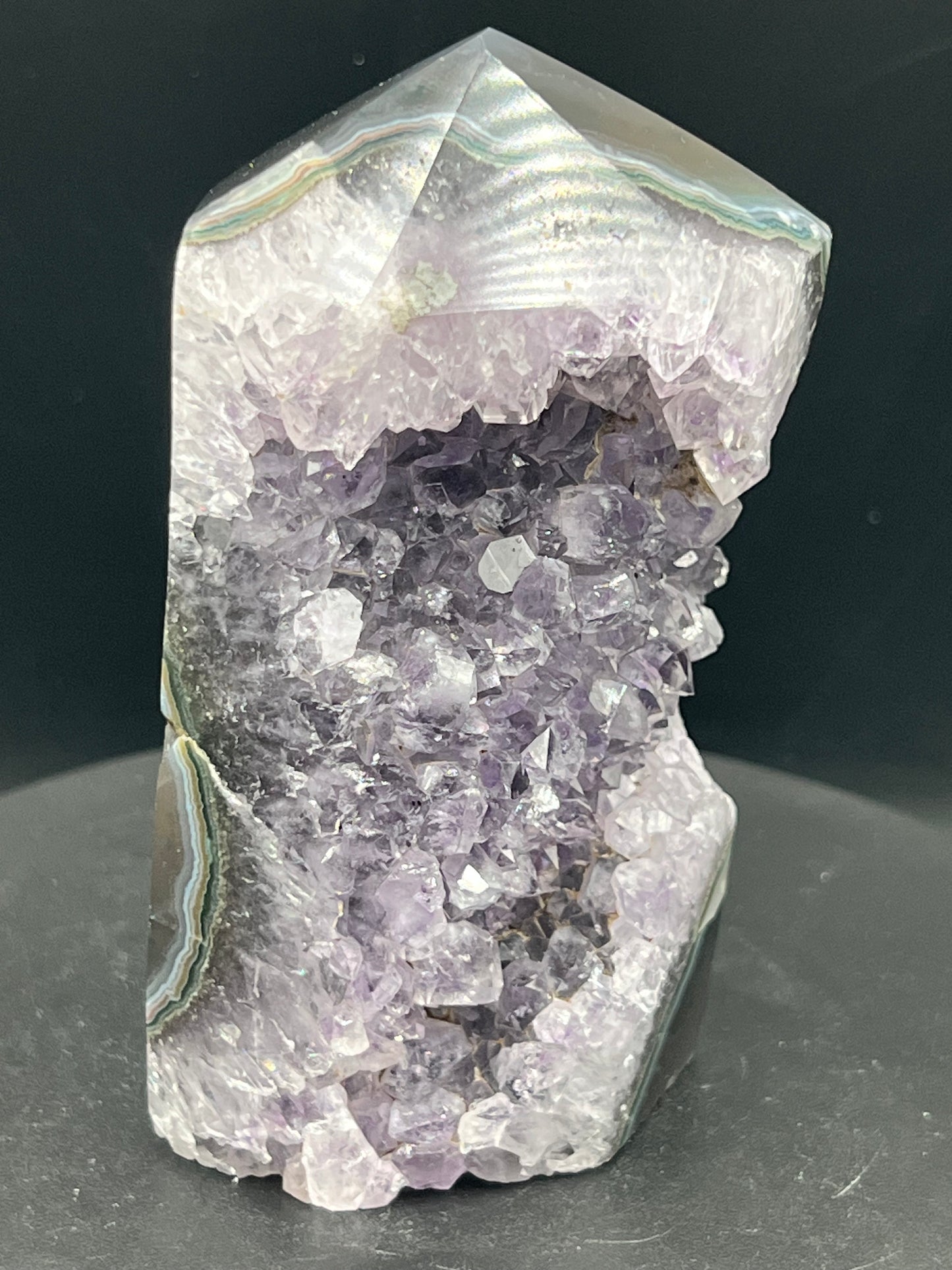 AMETHYST AGATE DRUZY CHUNKY TOWERS