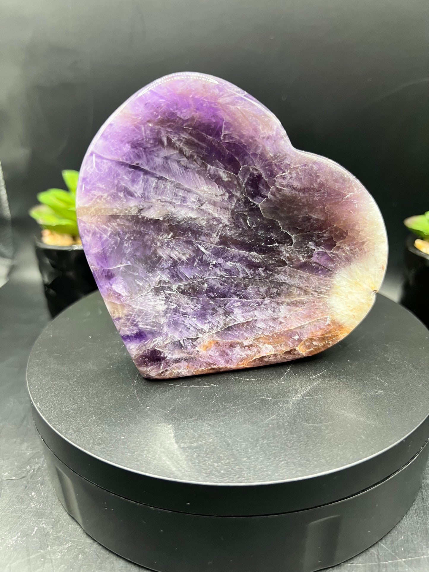 AMETHYST HEART BOWL