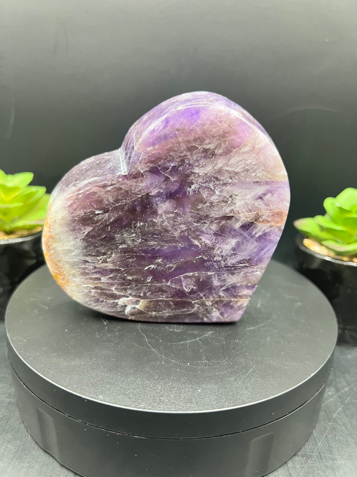 AMETHYST HEART BOWL