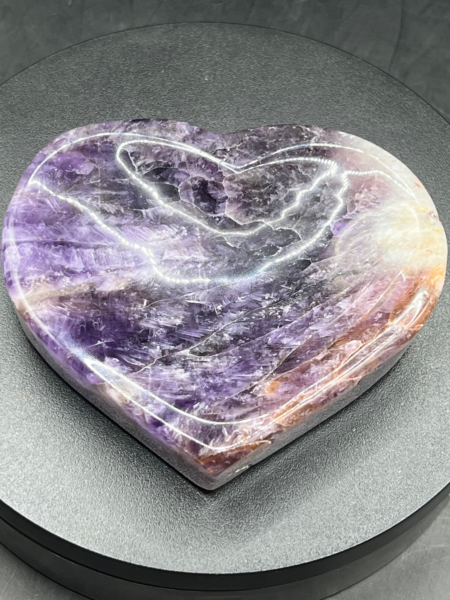 AMETHYST HEART BOWL