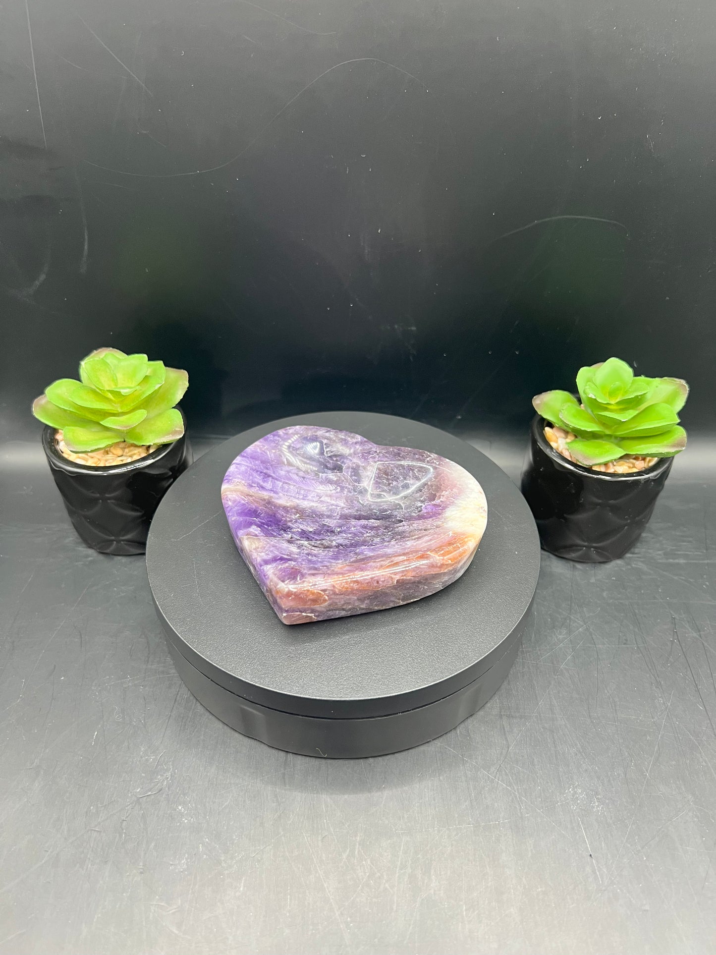 AMETHYST HEART BOWL