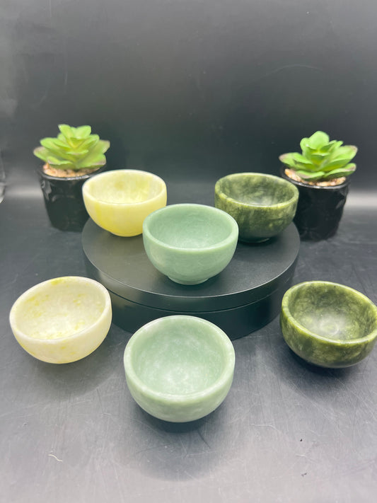 MIXED JADE MINI BOWLS