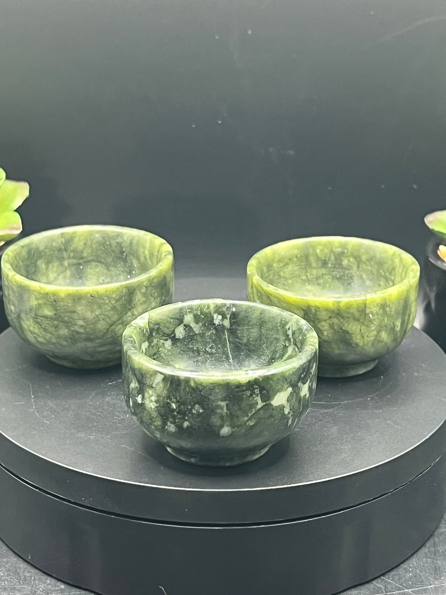 MIXED JADE MINI BOWLS