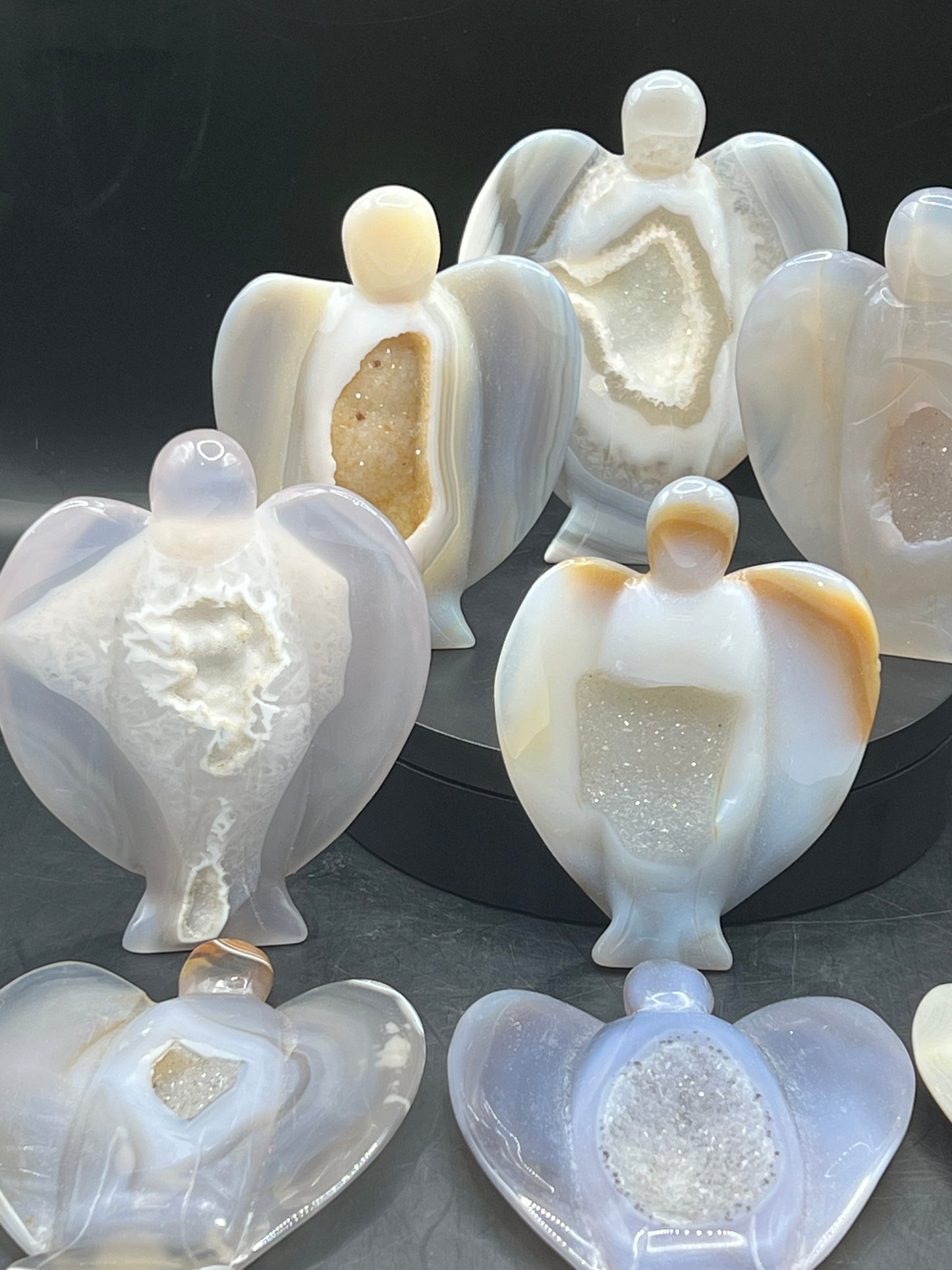 DRUZY AGATE ANGELS