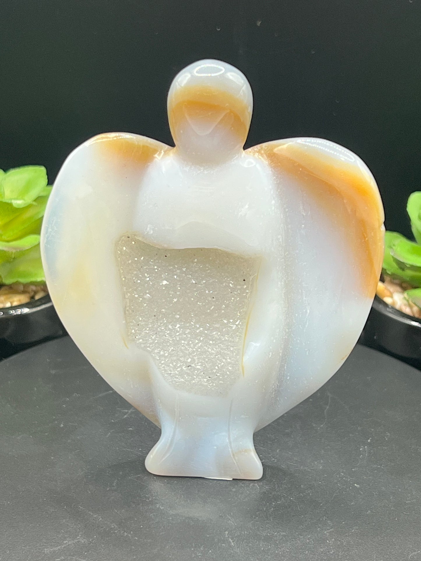 DRUZY AGATE ANGELS