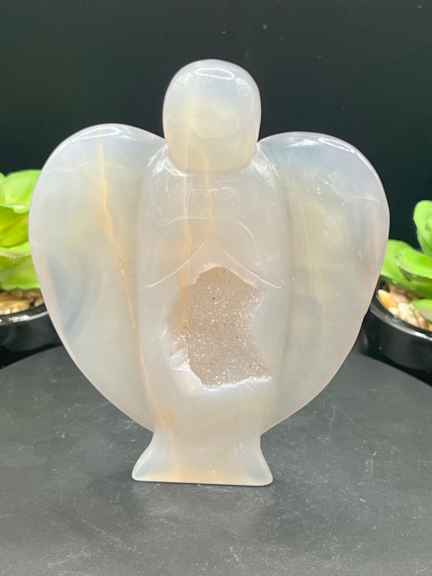 DRUZY AGATE ANGELS