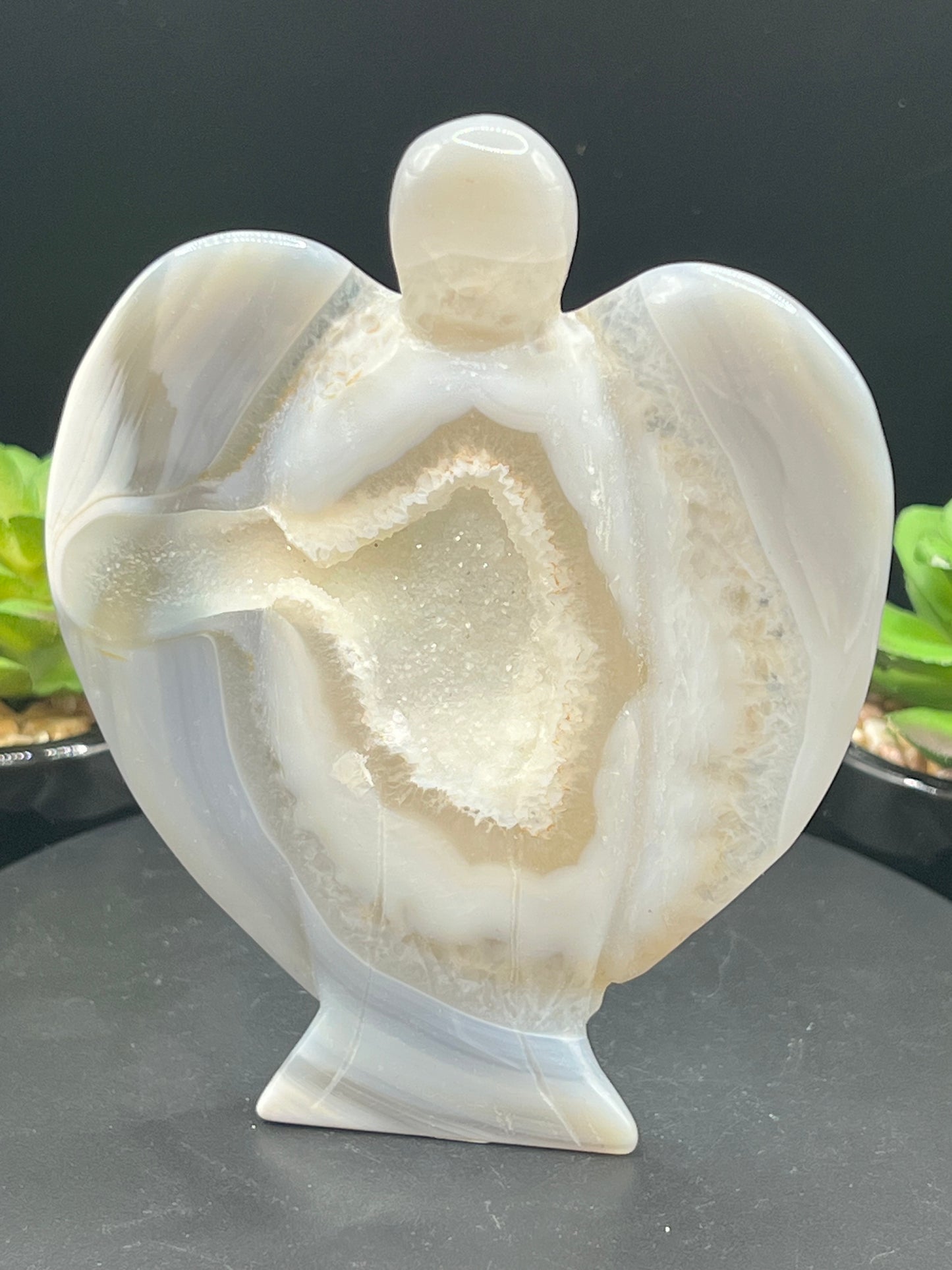 DRUZY AGATE ANGELS