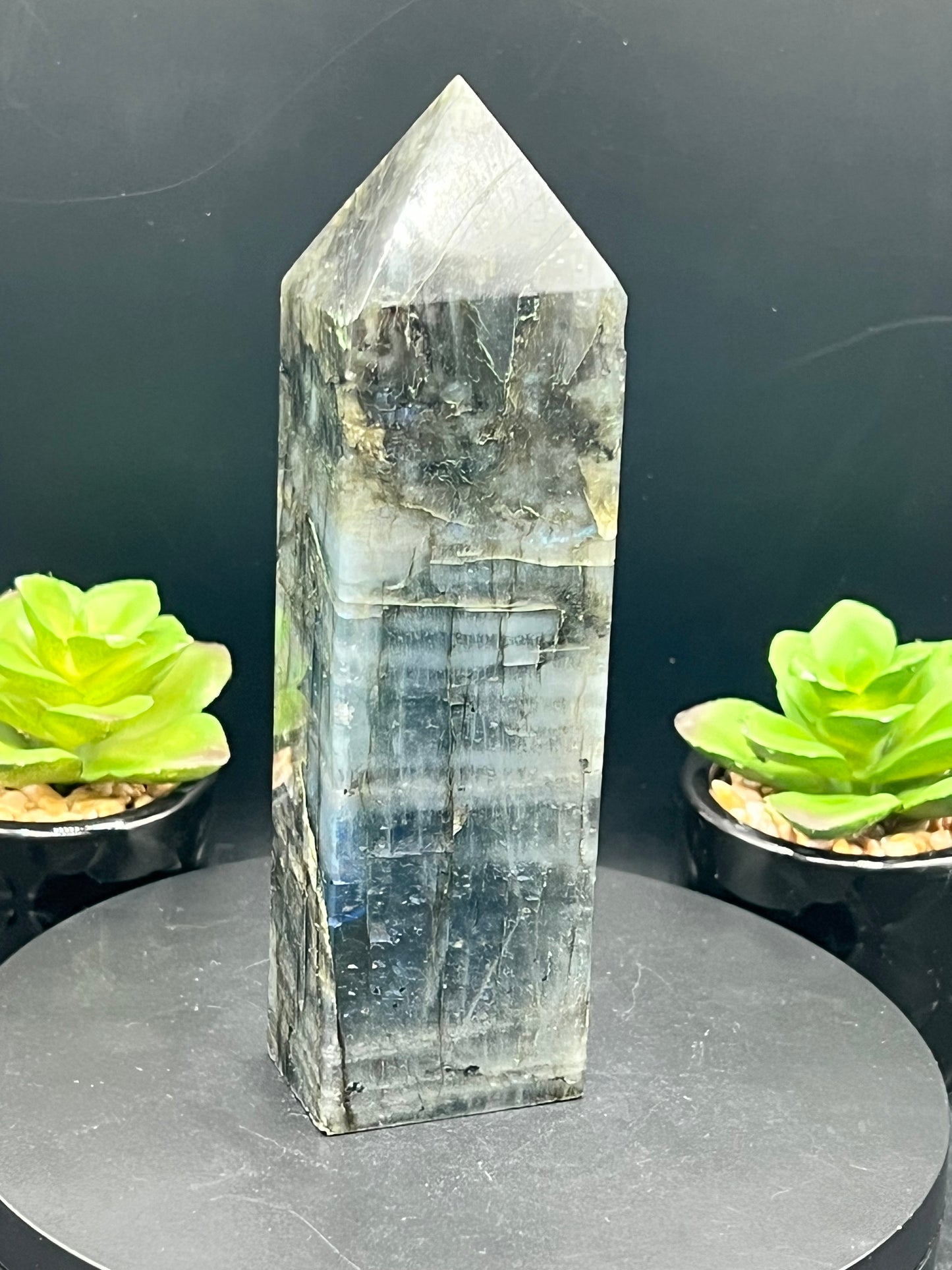 BLUE FLASH LABRADORITE TOWERS