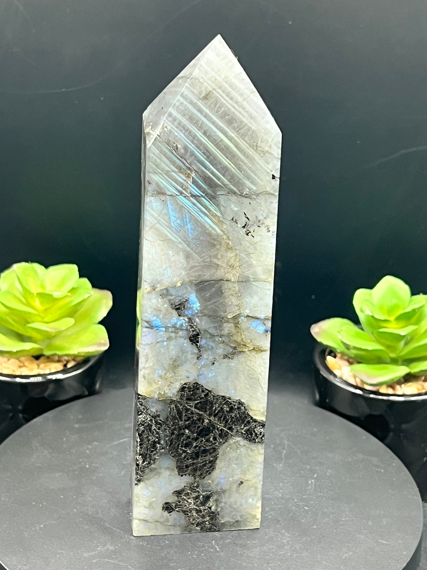 BLUE FLASH LABRADORITE TOWERS