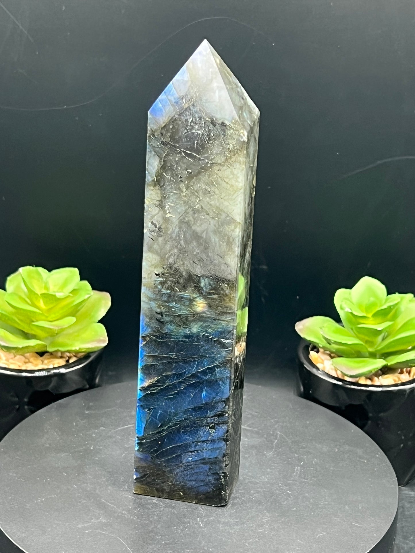 BLUE FLASH LABRADORITE TOWERS