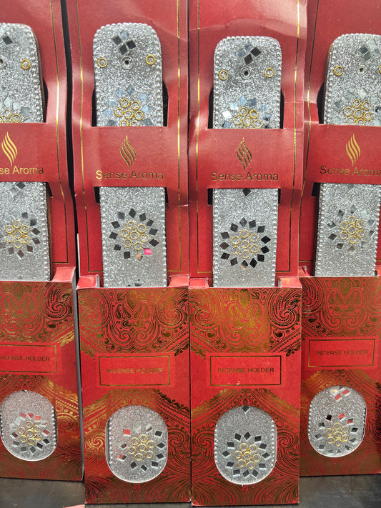 SENSE AROMA GLITTER INCENSE HOLDERS