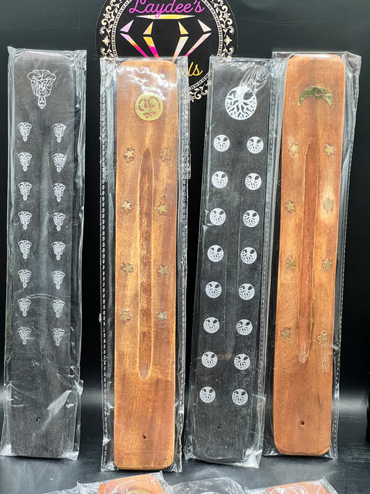 WOODEN INCENSE HOLDERS